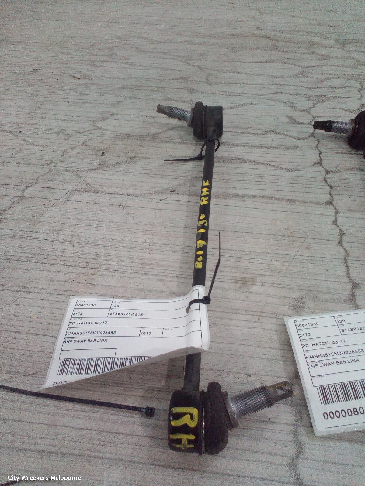 HYUNDAI I30 2017 Stabiliser Bar