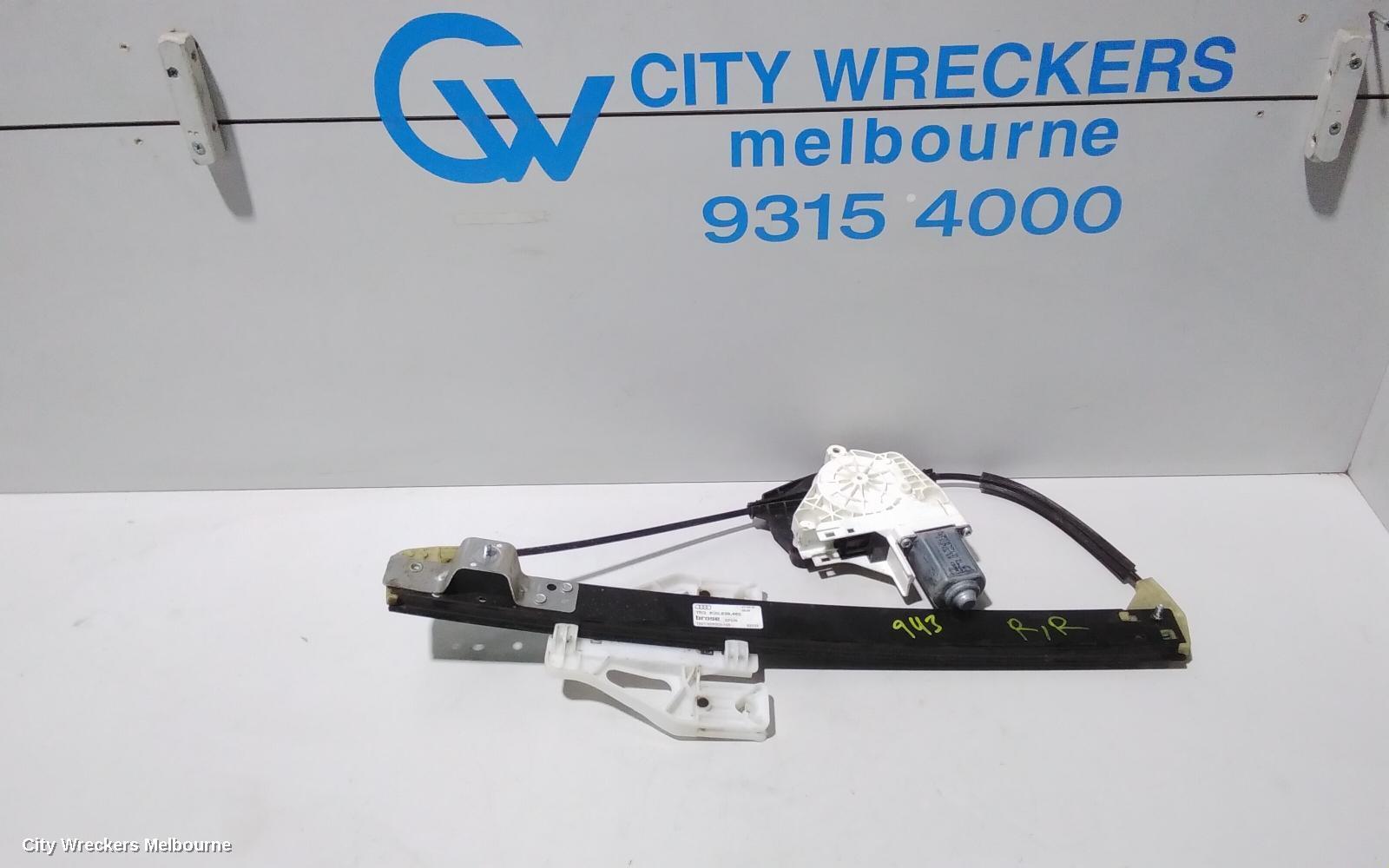 AUDI Q3 2015 Right Rear Wnd Reg/Motor