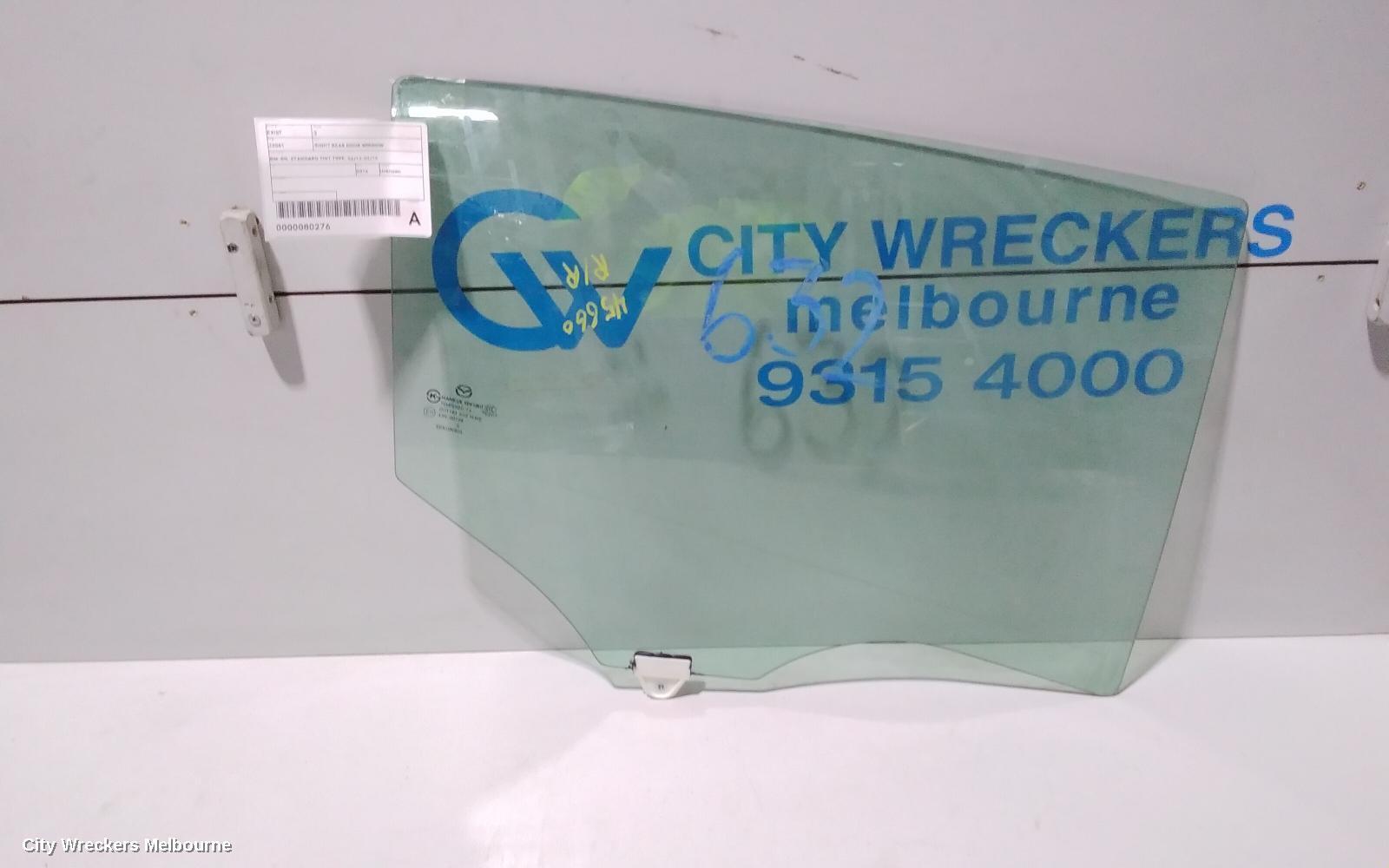 MAZDA 3 2016 Right Rear Door Window