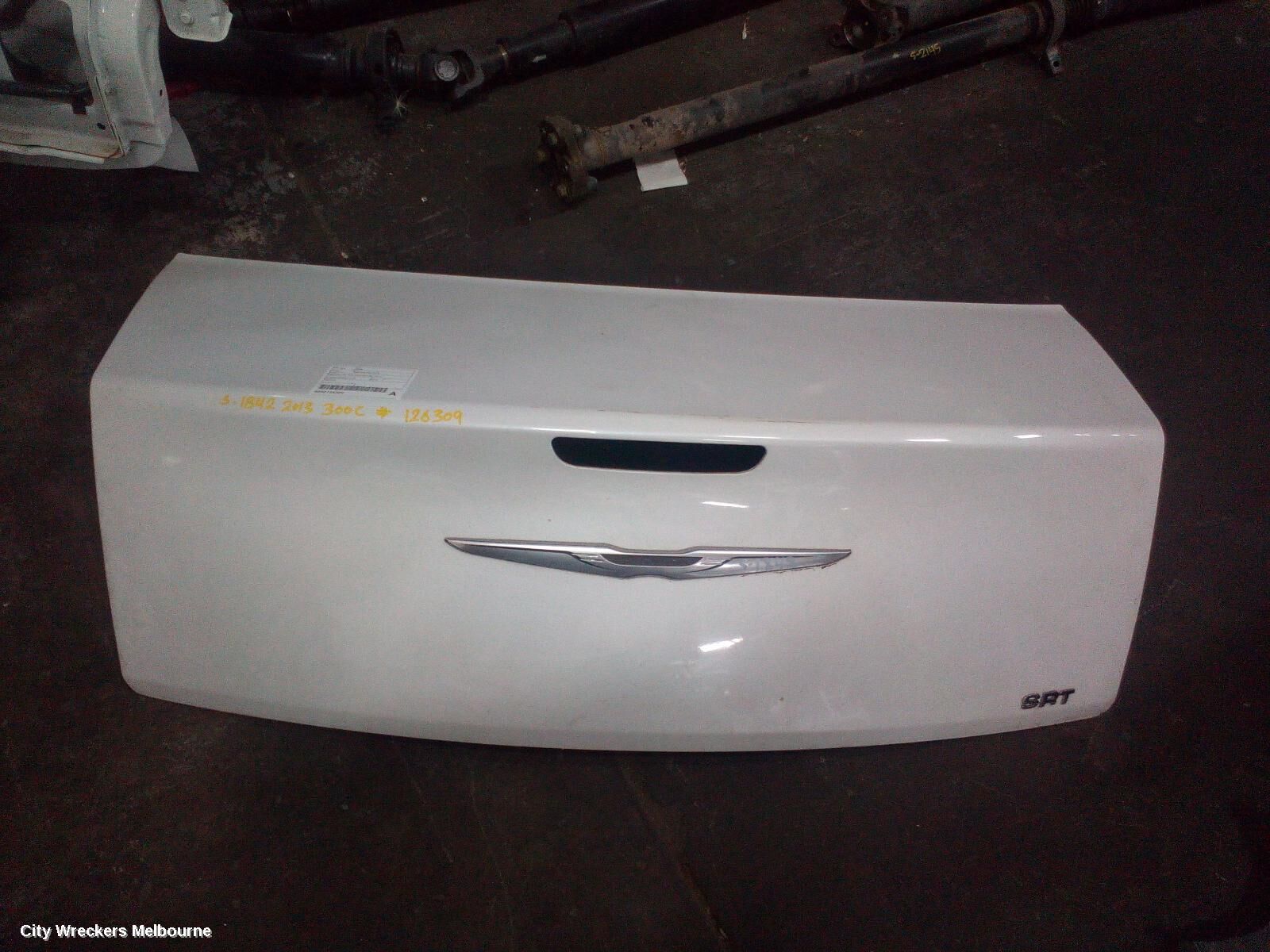 CHRYSLER 300C 2013 Bootlid/Tailgate