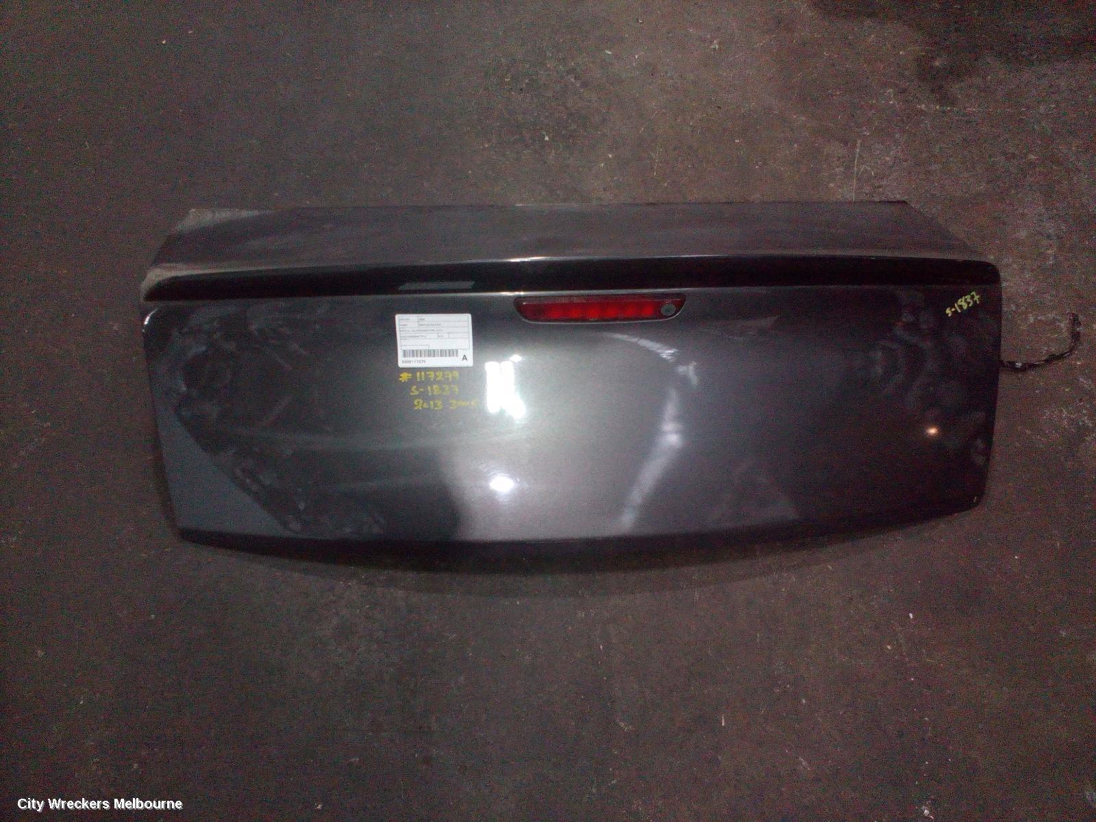 CHRYSLER 300C 2013 Bootlid/Tailgate