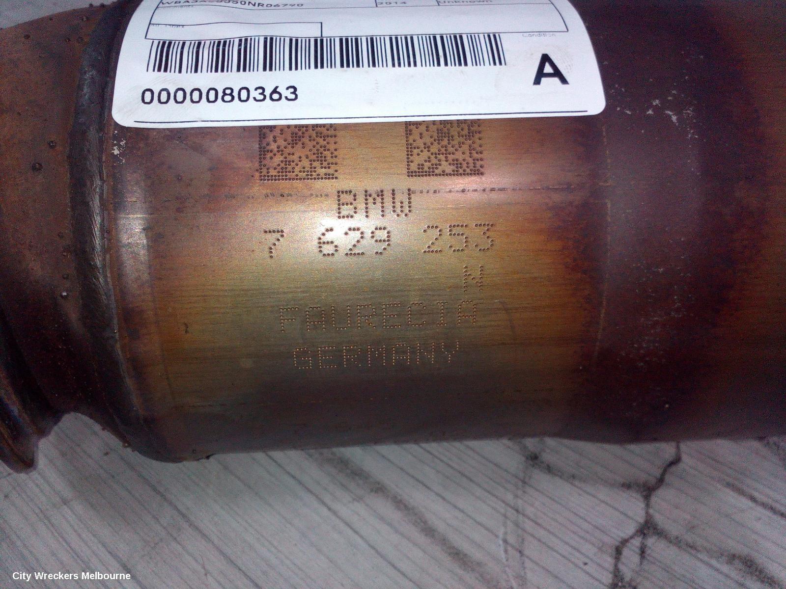 BMW 3 SERIES 2014 Catalytic Converter