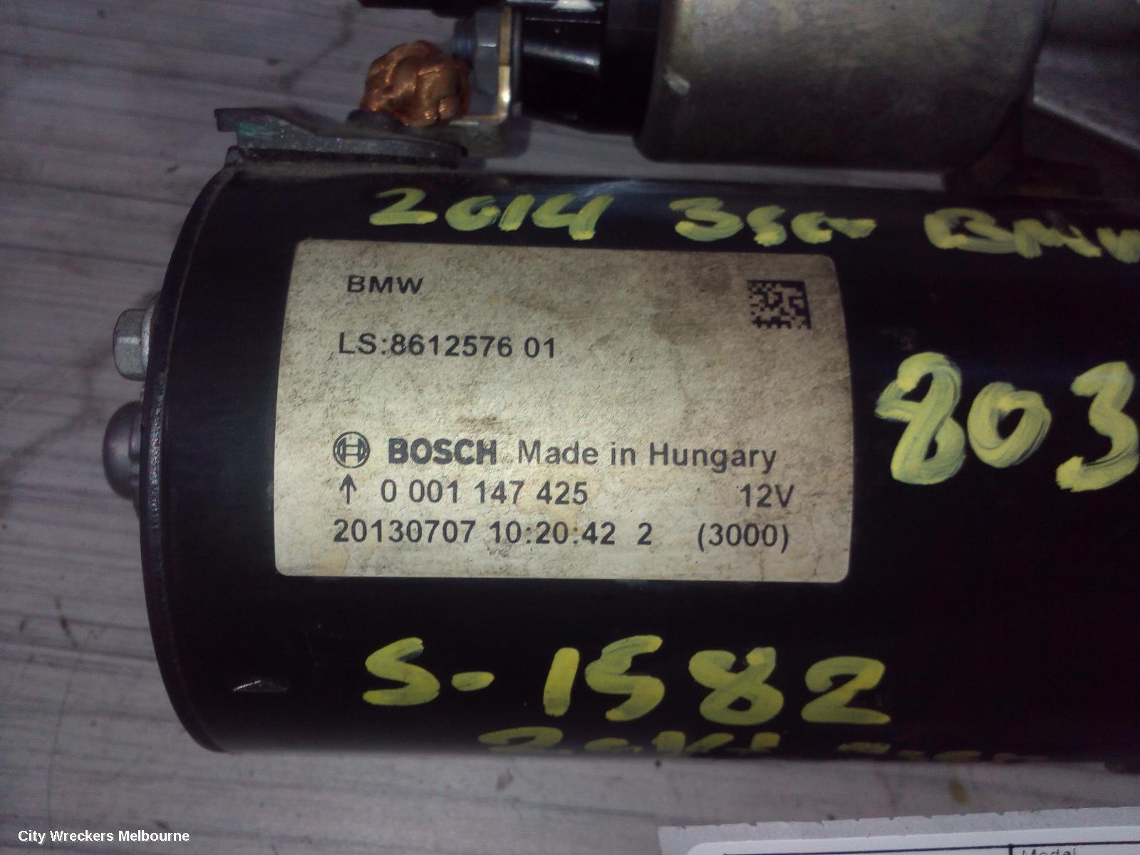 BMW 3 SERIES 2014 Starter
