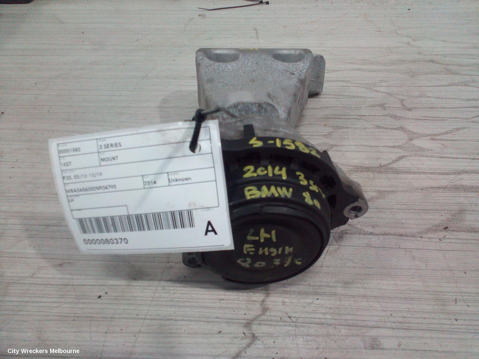 BMW 3 SERIES 2014 Mount