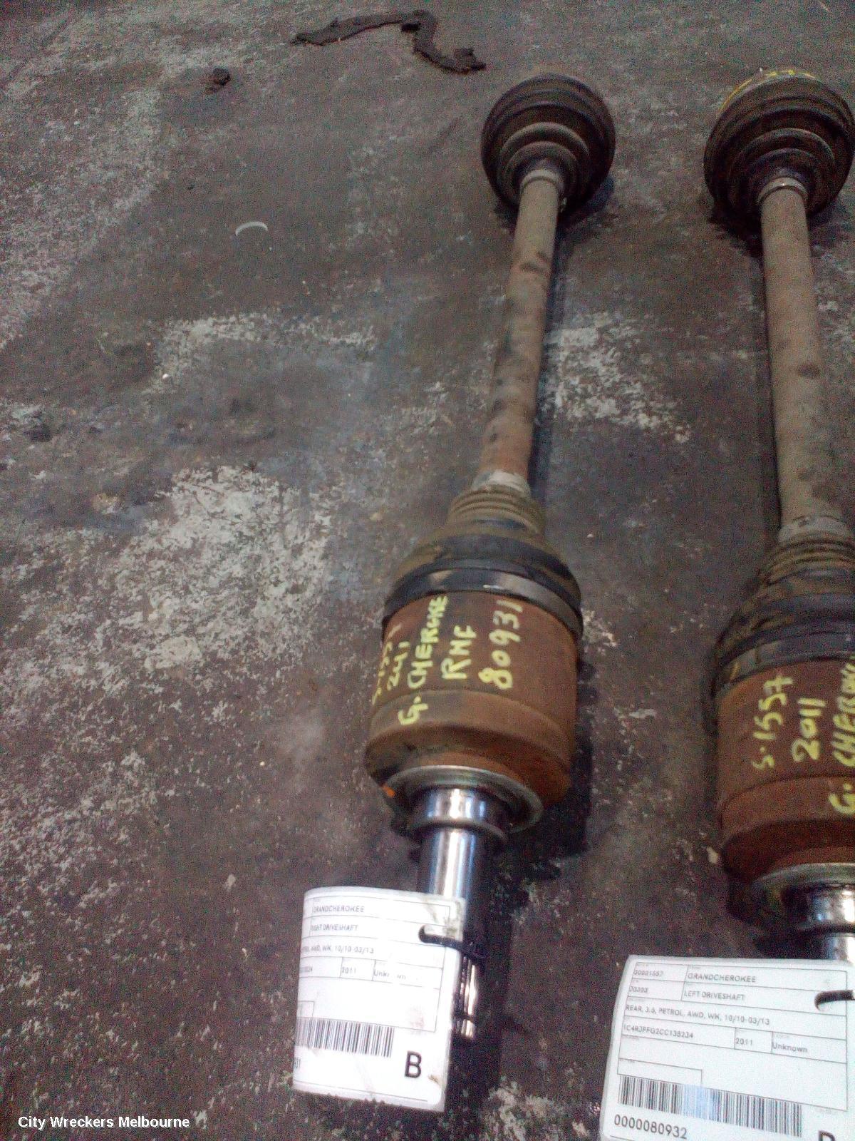 JEEP GRANDCHEROKEE 2011 Right Driveshaft