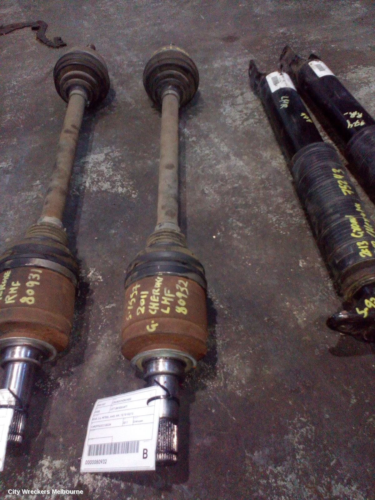 JEEP GRANDCHEROKEE 2011 Left Driveshaft