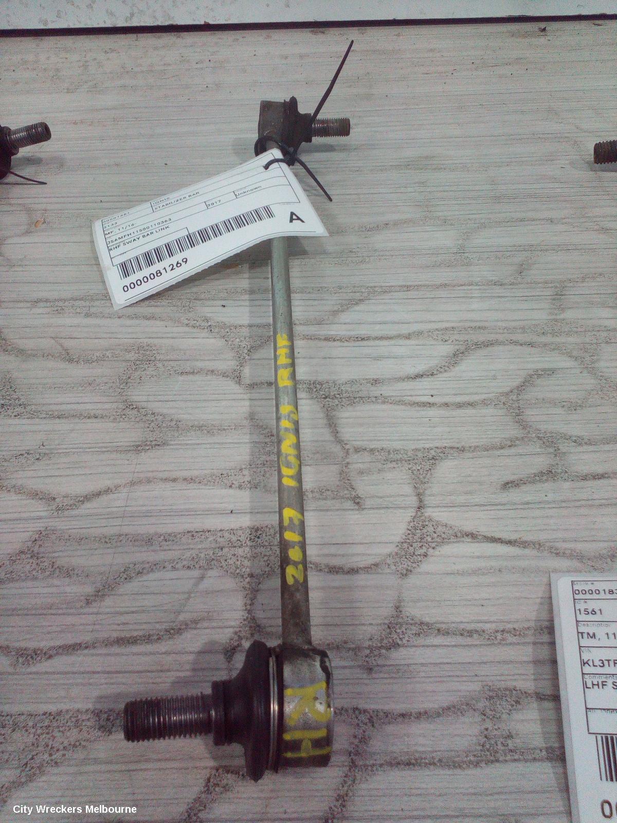 SUZUKI IGNIS 2017 Stabiliser Bar