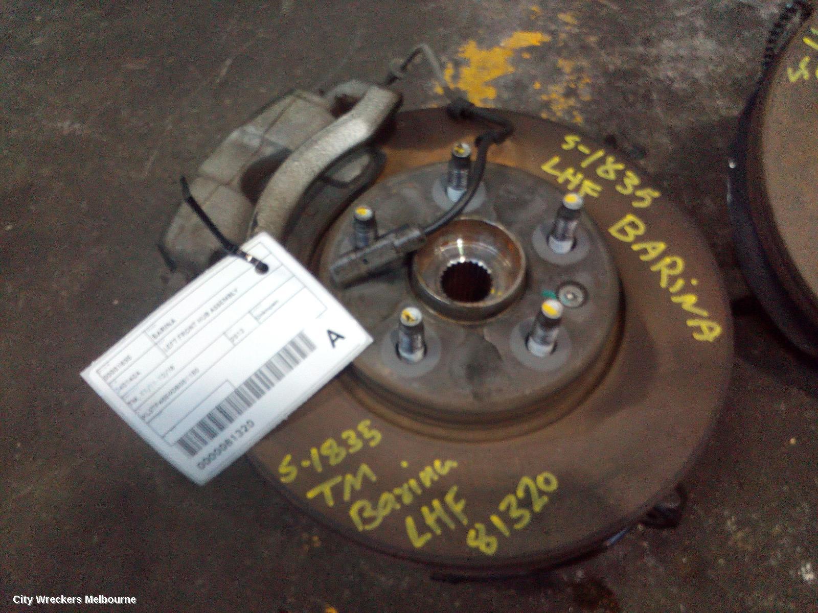 HOLDEN BARINA 2013 Left Front Hub Assembly