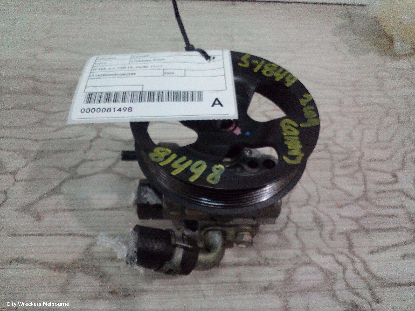 TOYOTA CAMRY 2009 Steering Pump