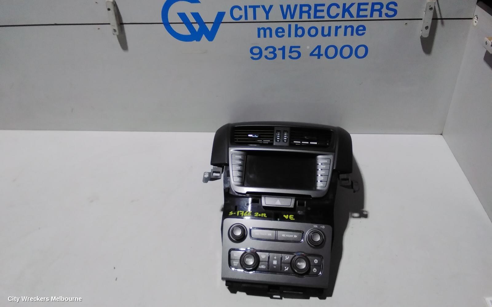 HOLDEN COMMODORE 2012 Radio/Cd/Dvd/Sat/Tv