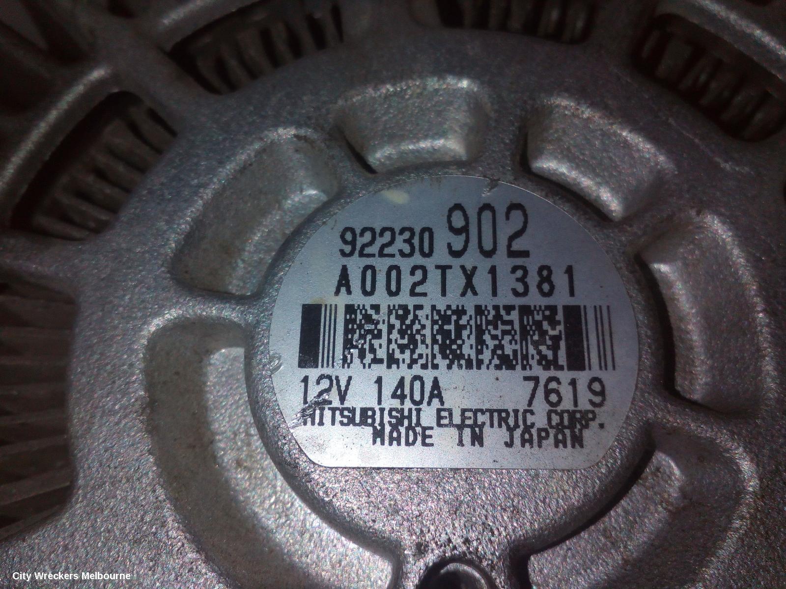 HOLDEN COMMODORE 2017 Alternator