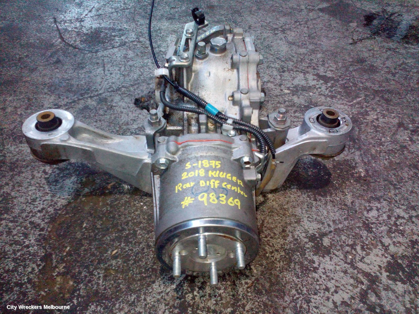 TOYOTA KLUGER 2018 Differential Centre