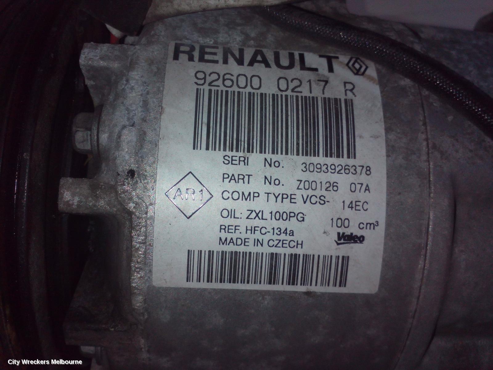 RENAULT CLIO 2013 A/C Compressor