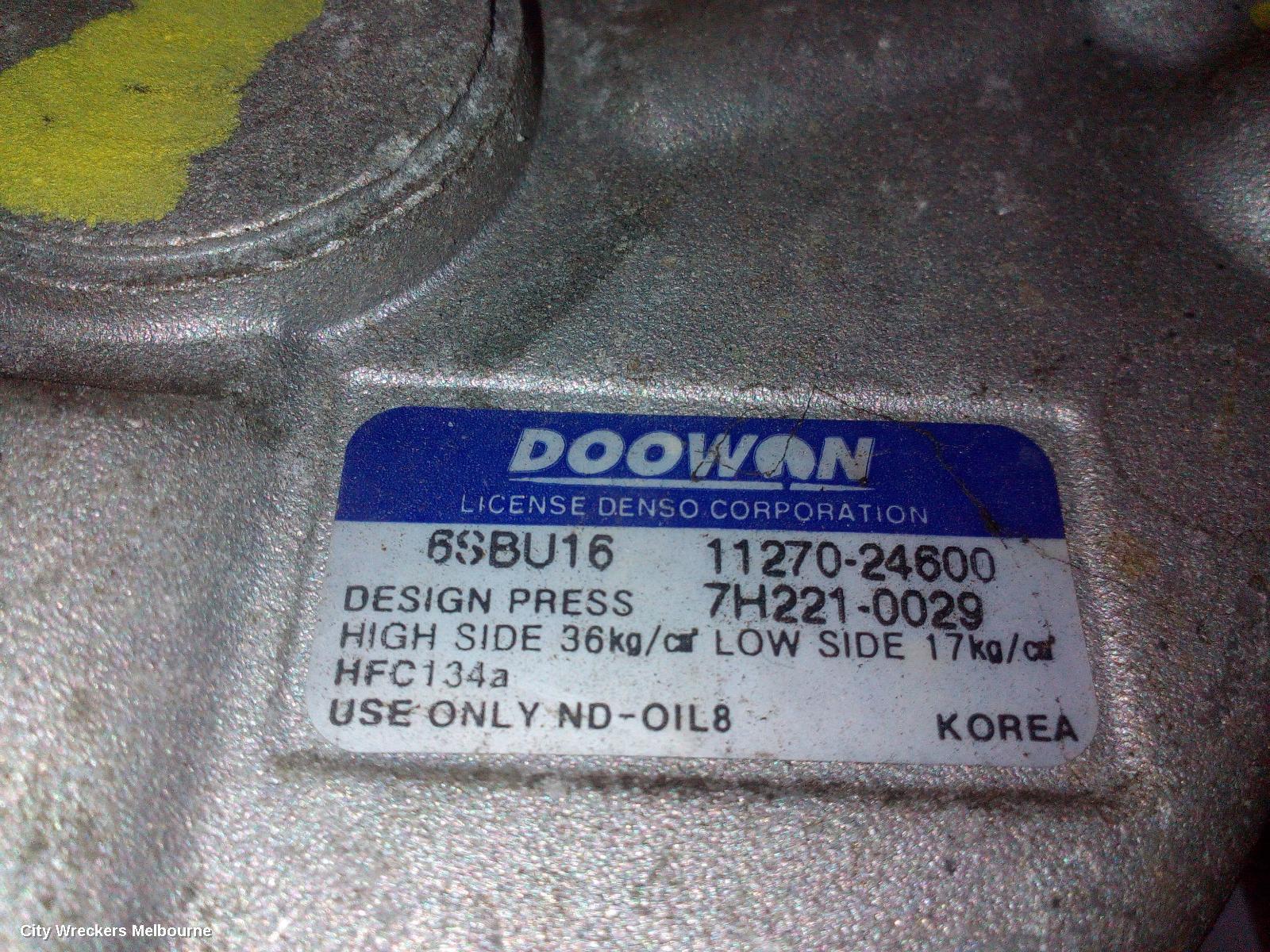 KIA RIO 2007 A/C Compressor
