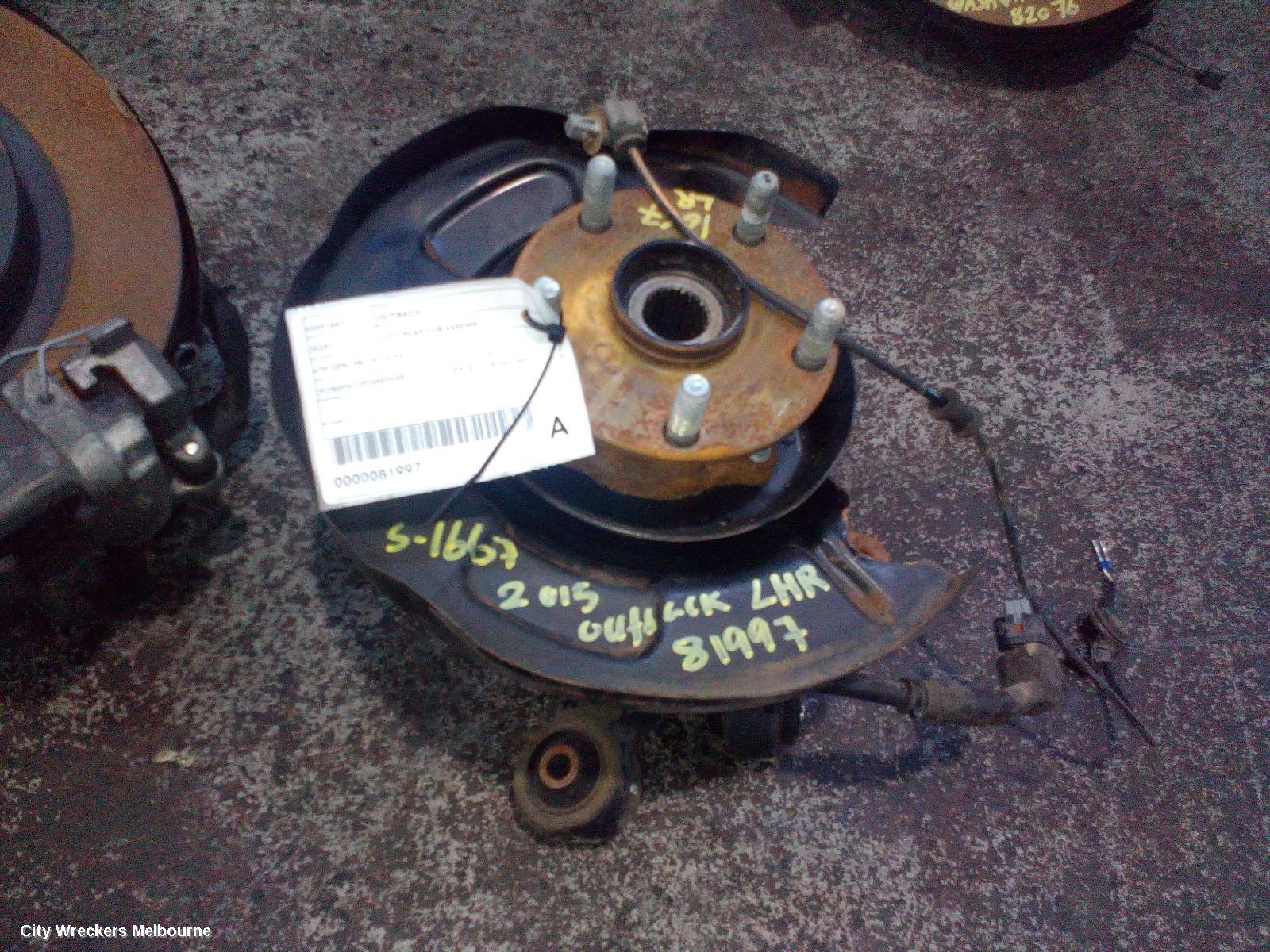 SUBARU OUTBACK 2015 Left Rear Hub Assembly