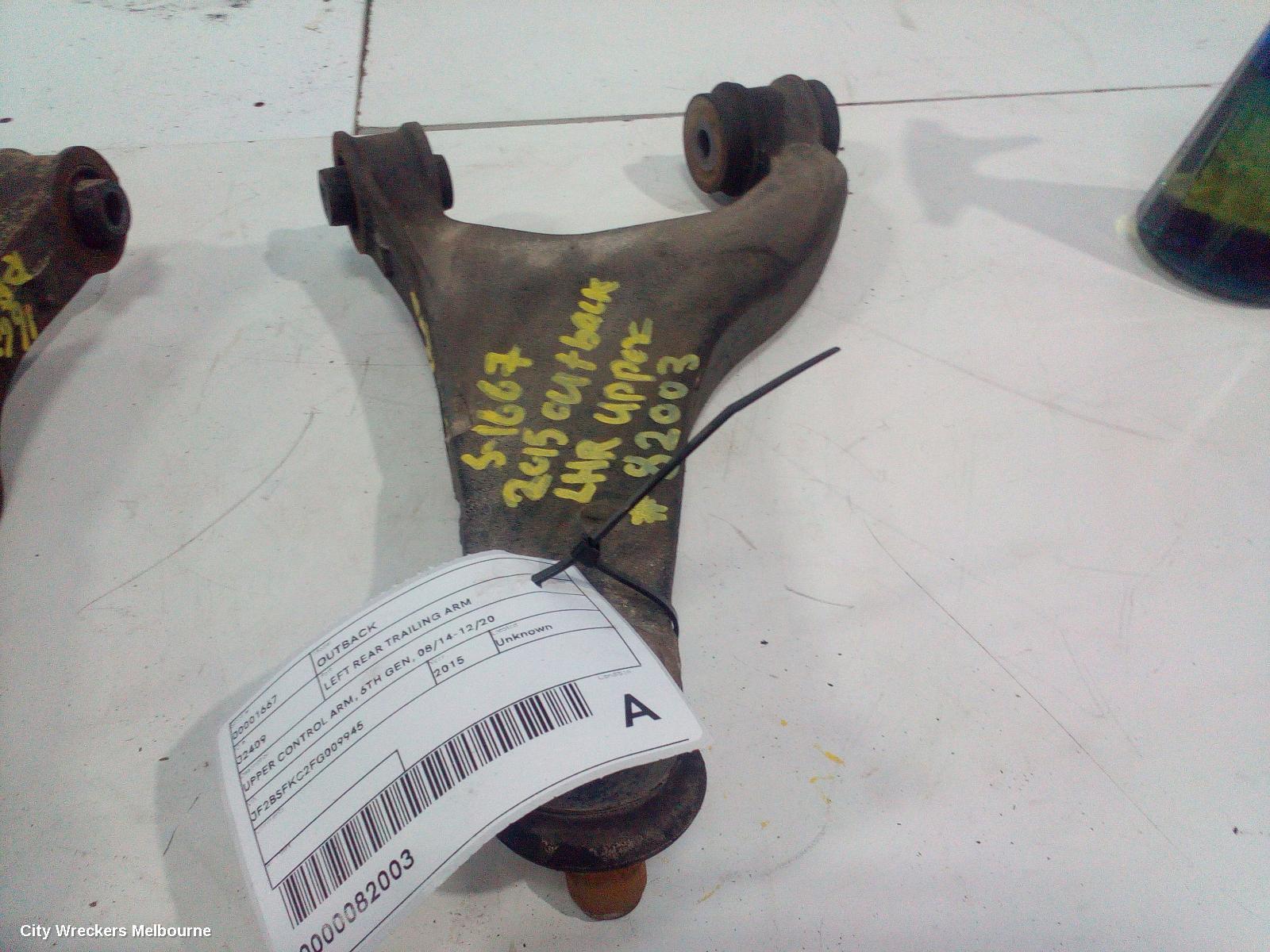 SUBARU OUTBACK 2015 Left Rear Trailing Arm