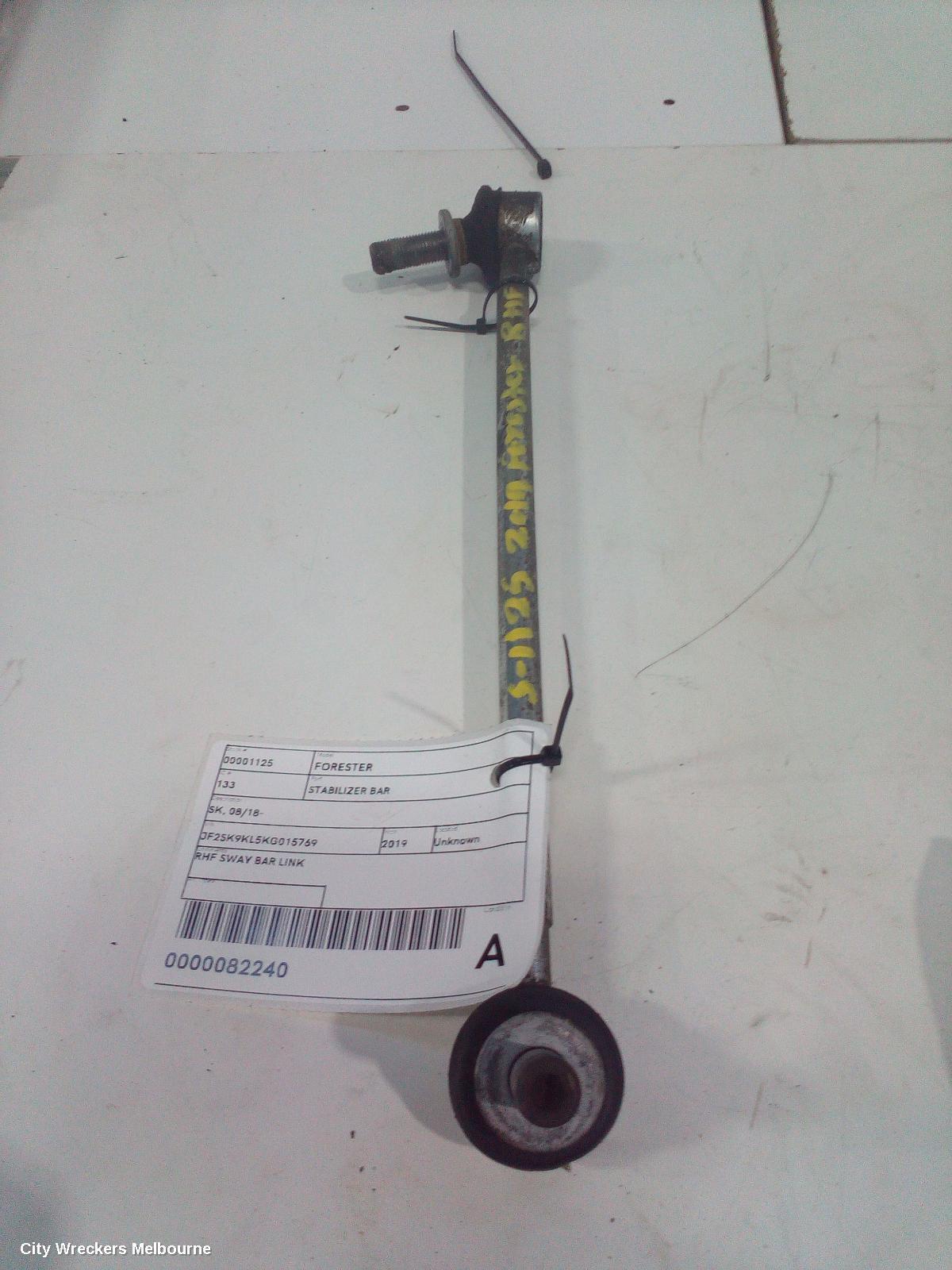 SUBARU FORESTER 2019 Stabiliser Bar
