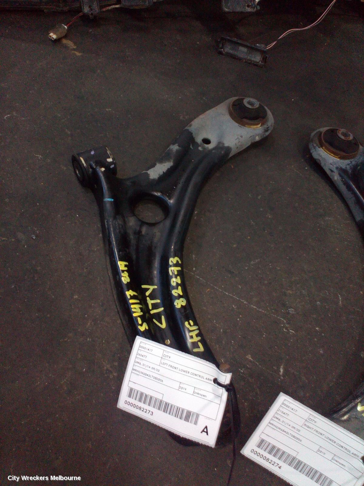 HONDA CITY 2019 Left Front Lower Control Arm