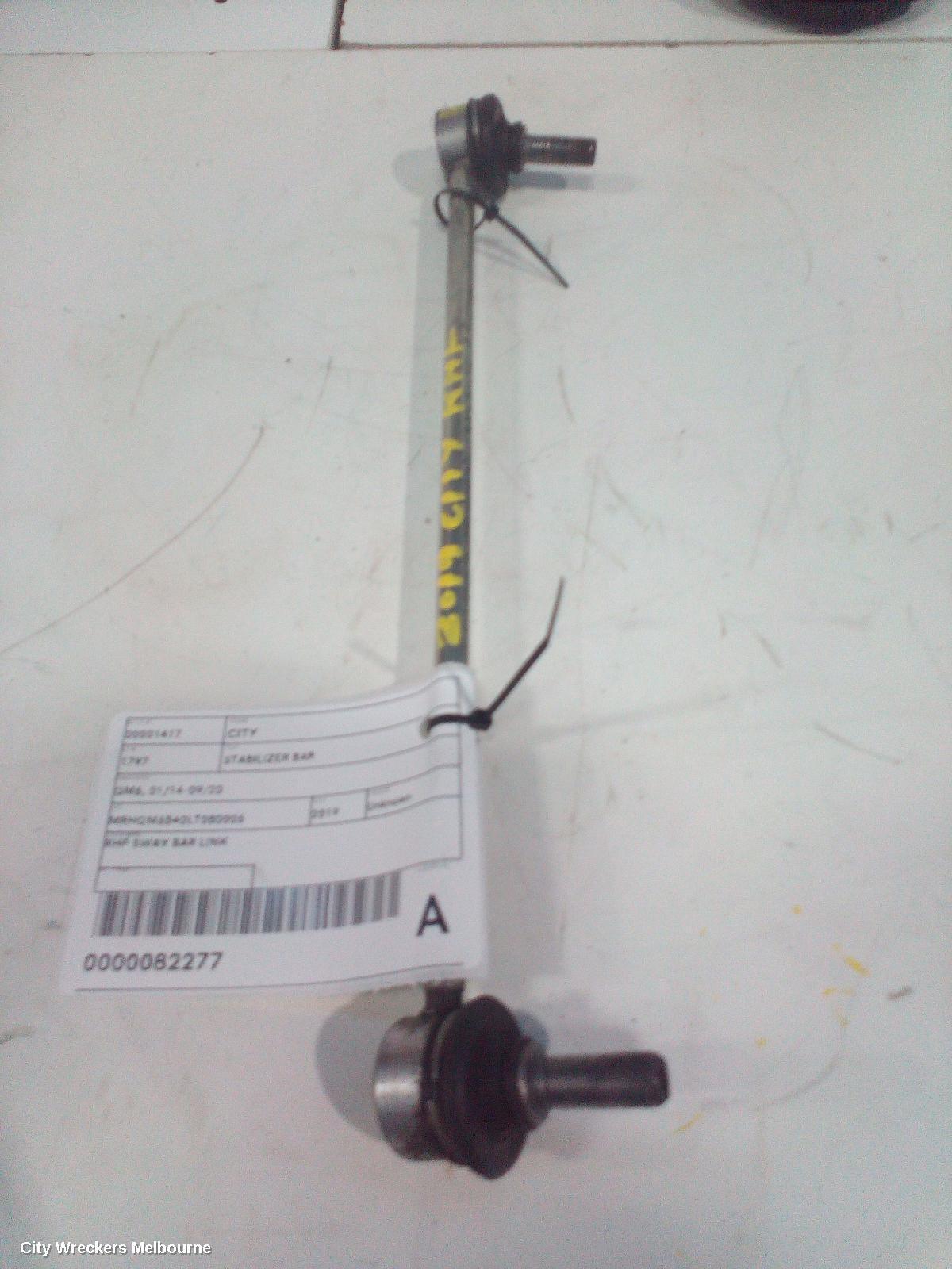 HONDA CITY 2019 Stabiliser Bar