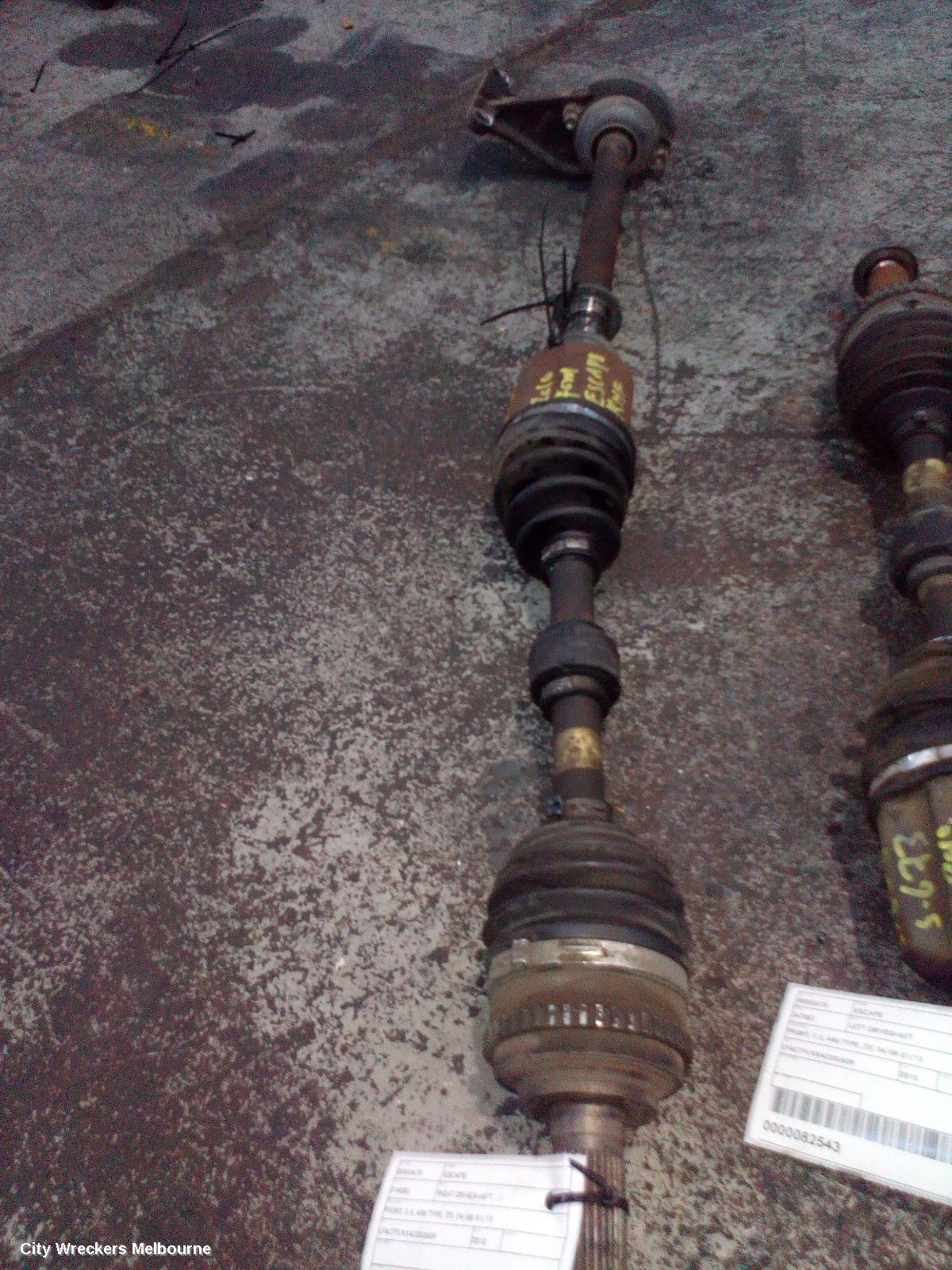 FORD ESCAPE 2010 Right Driveshaft