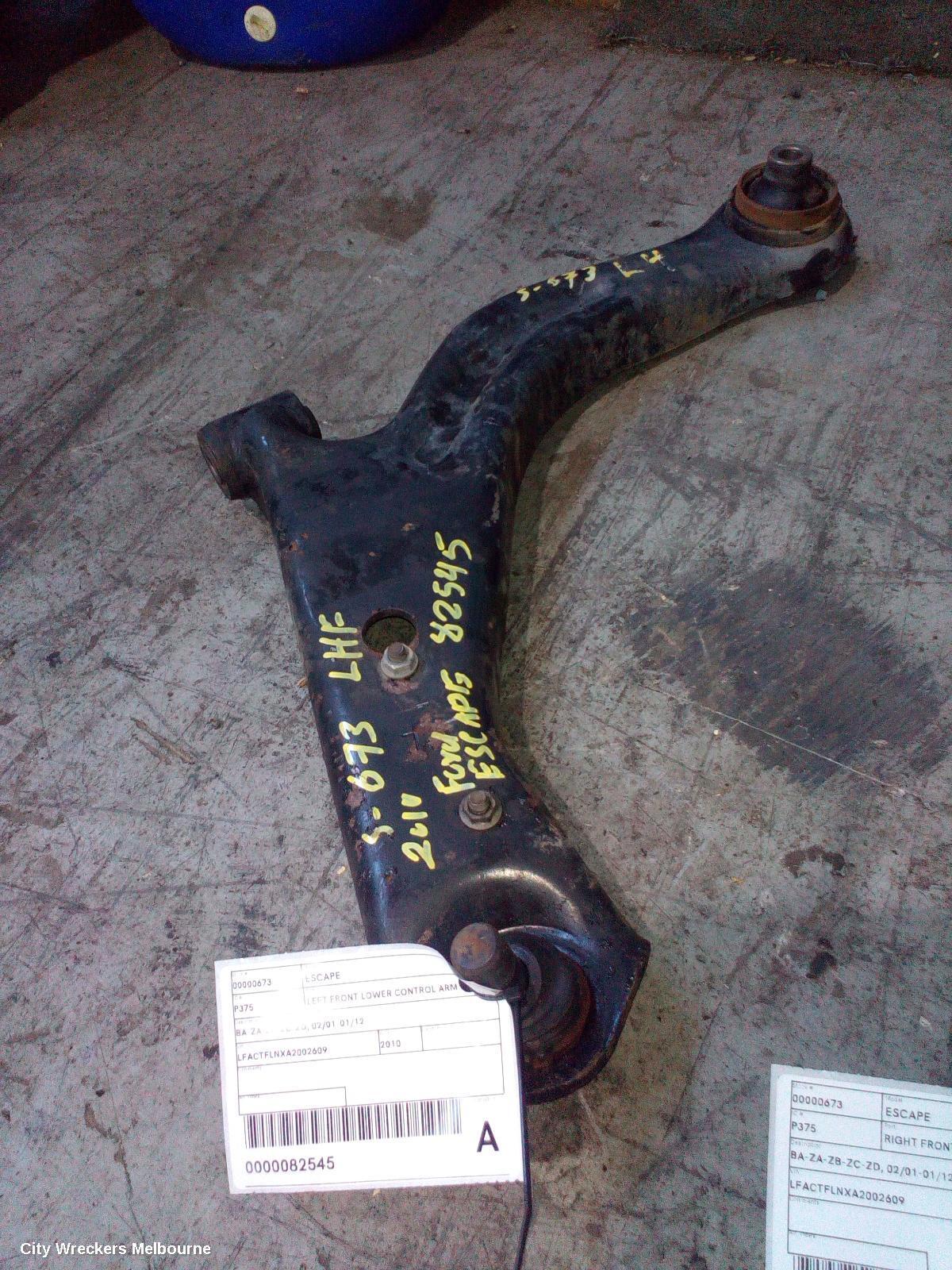 FORD ESCAPE 2010 Left Front Lower Control Arm