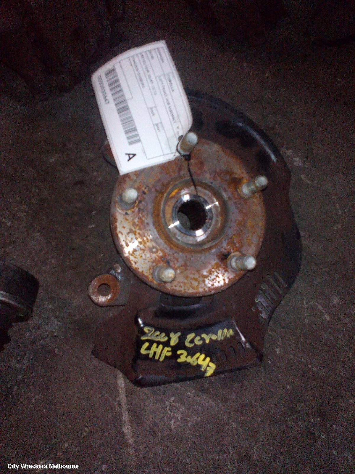 TOYOTA COROLLA 2008 Left Front Hub Assembly