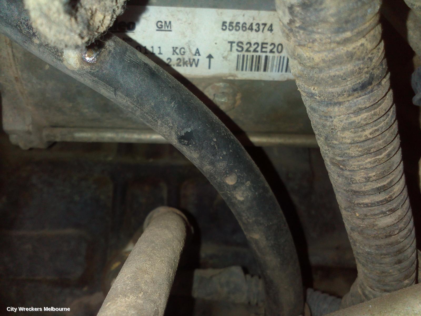HOLDEN COLORADO 2015 Starter