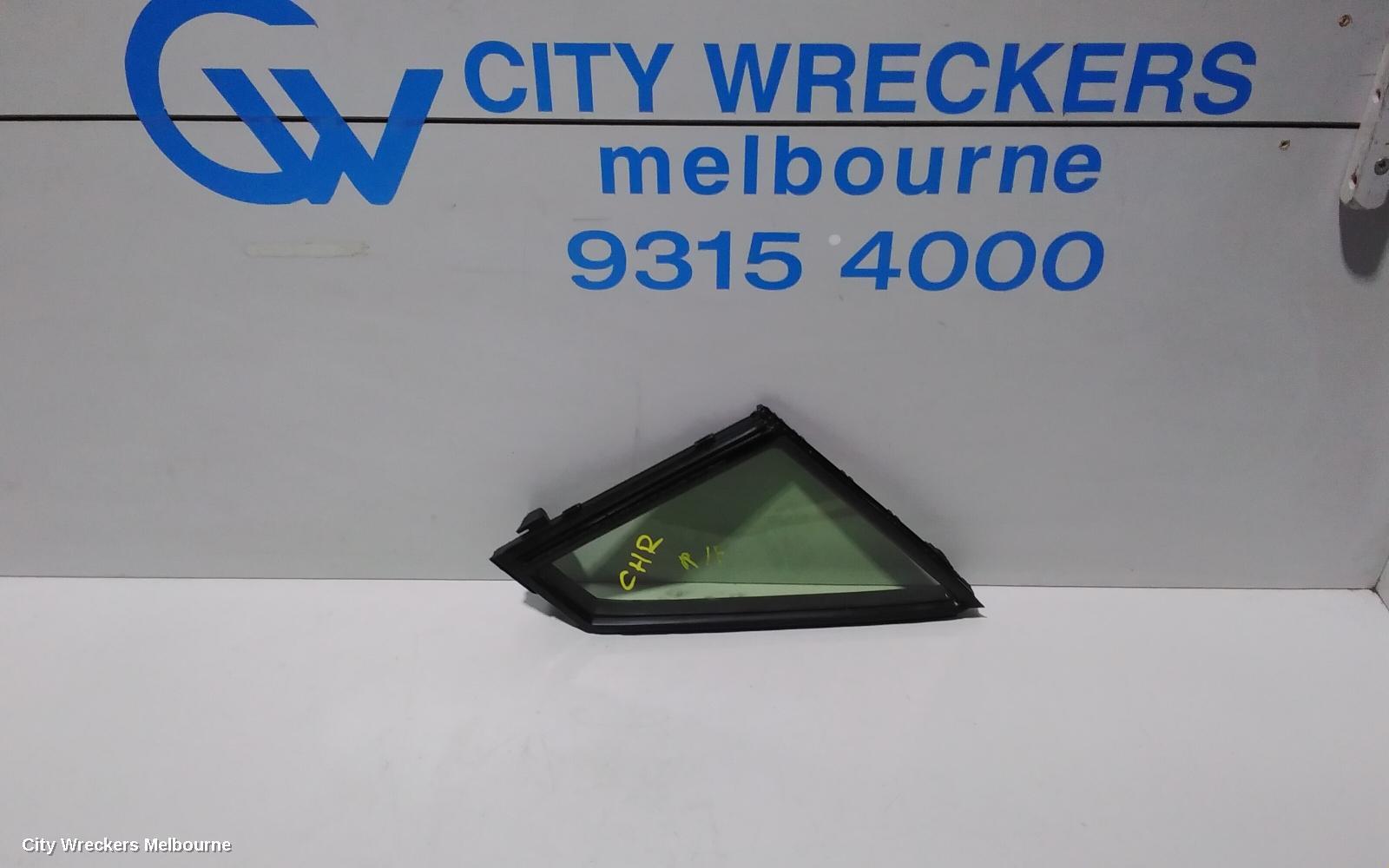 TOYOTA C-HR 2018 Right Front 1/4 Door Glass