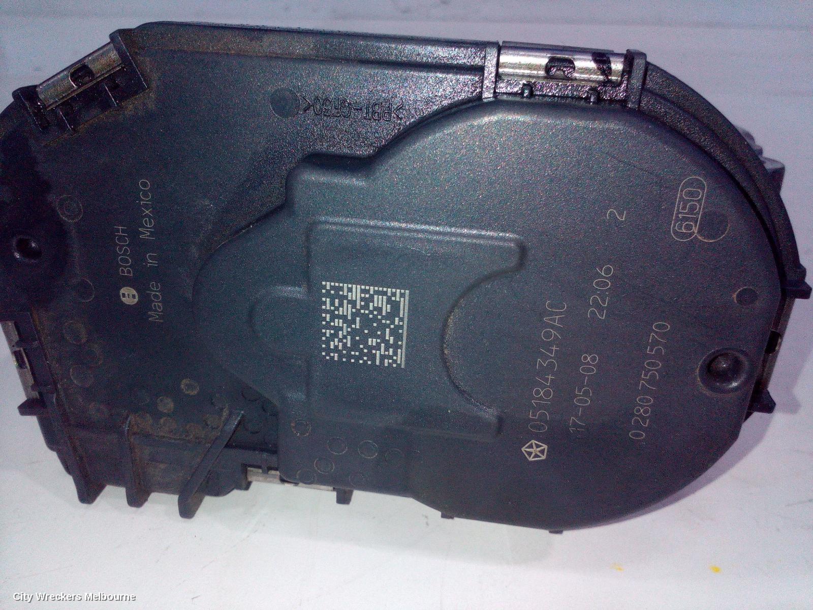 JEEP GRANDCHEROKEE 2017 Throttle Body
