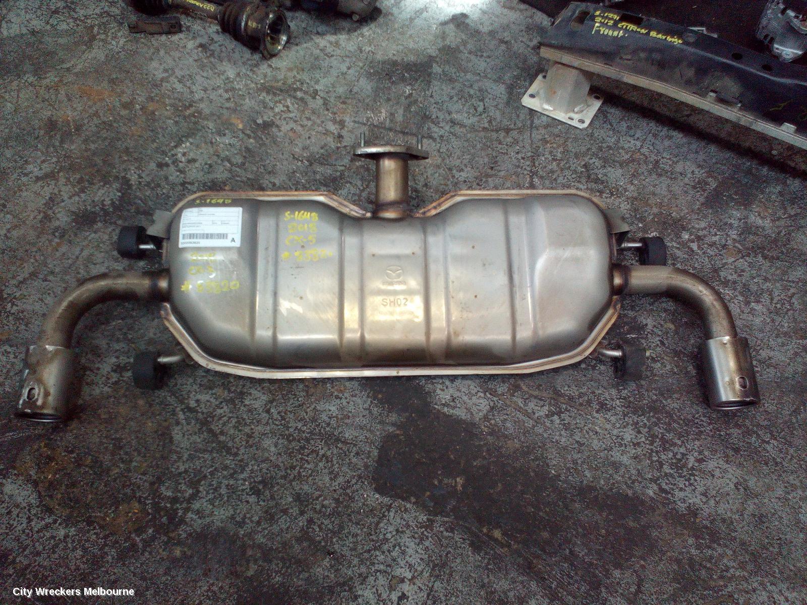 MAZDA CX5 2018 Exhaust System