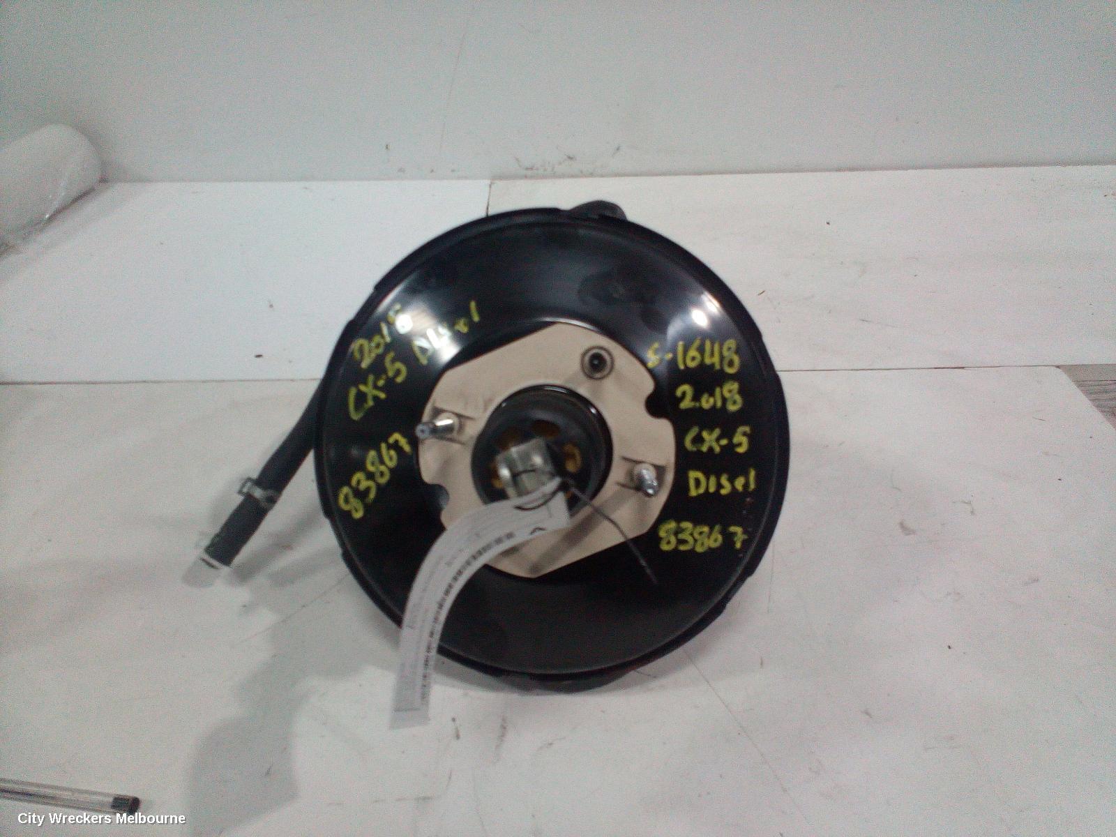 MAZDA CX5 2018 Brake Booster