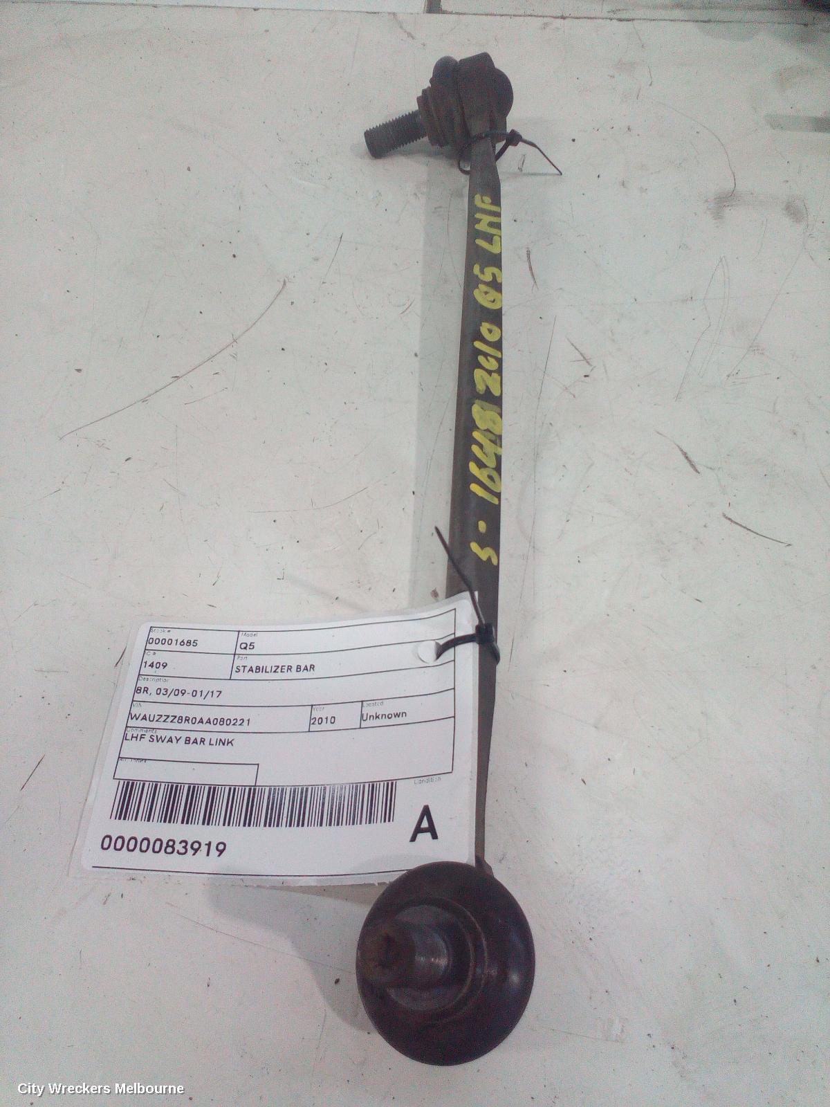 AUDI Q5 2010 Stabiliser Bar