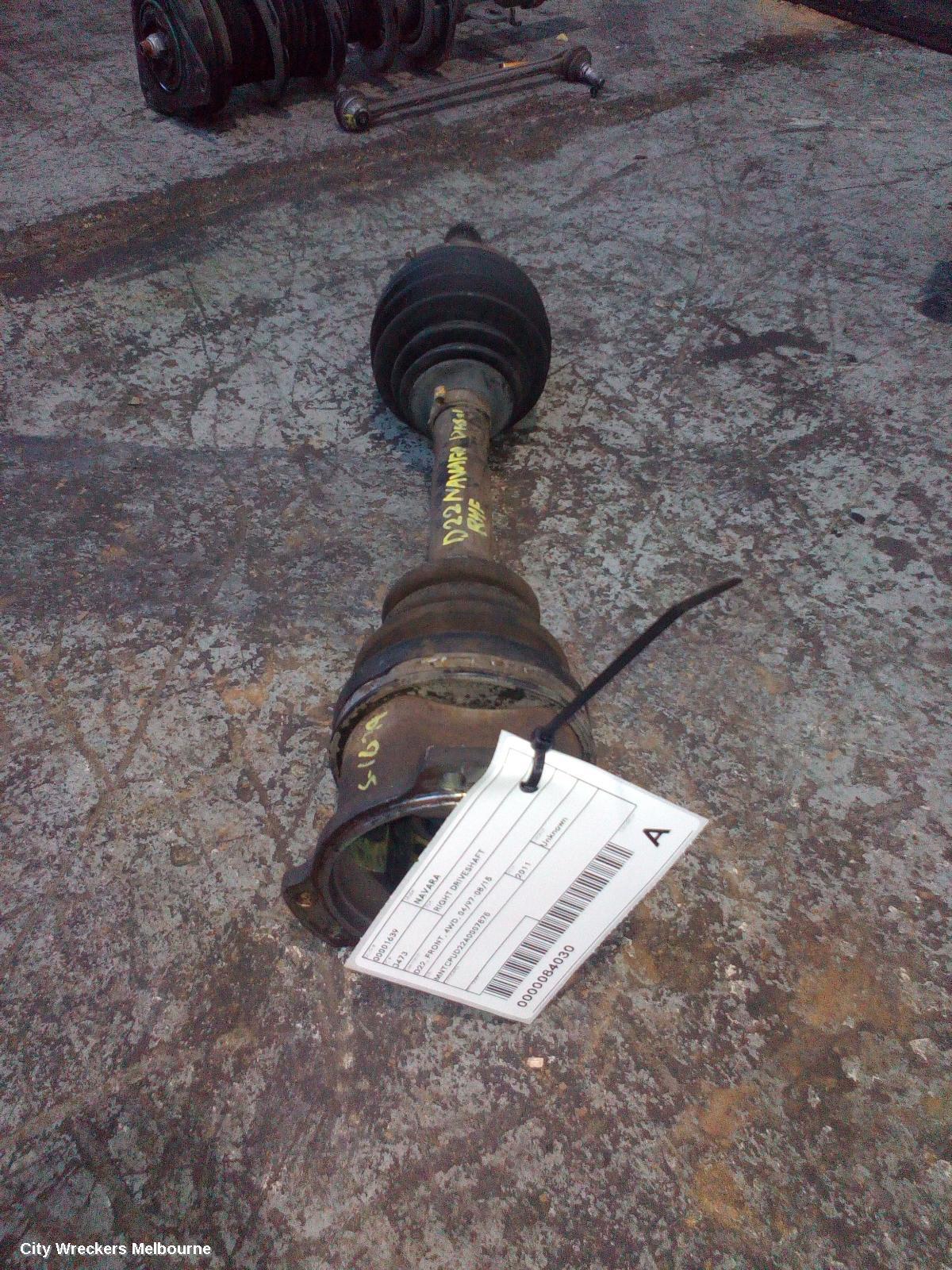 NISSAN NAVARA 2011 Right Driveshaft