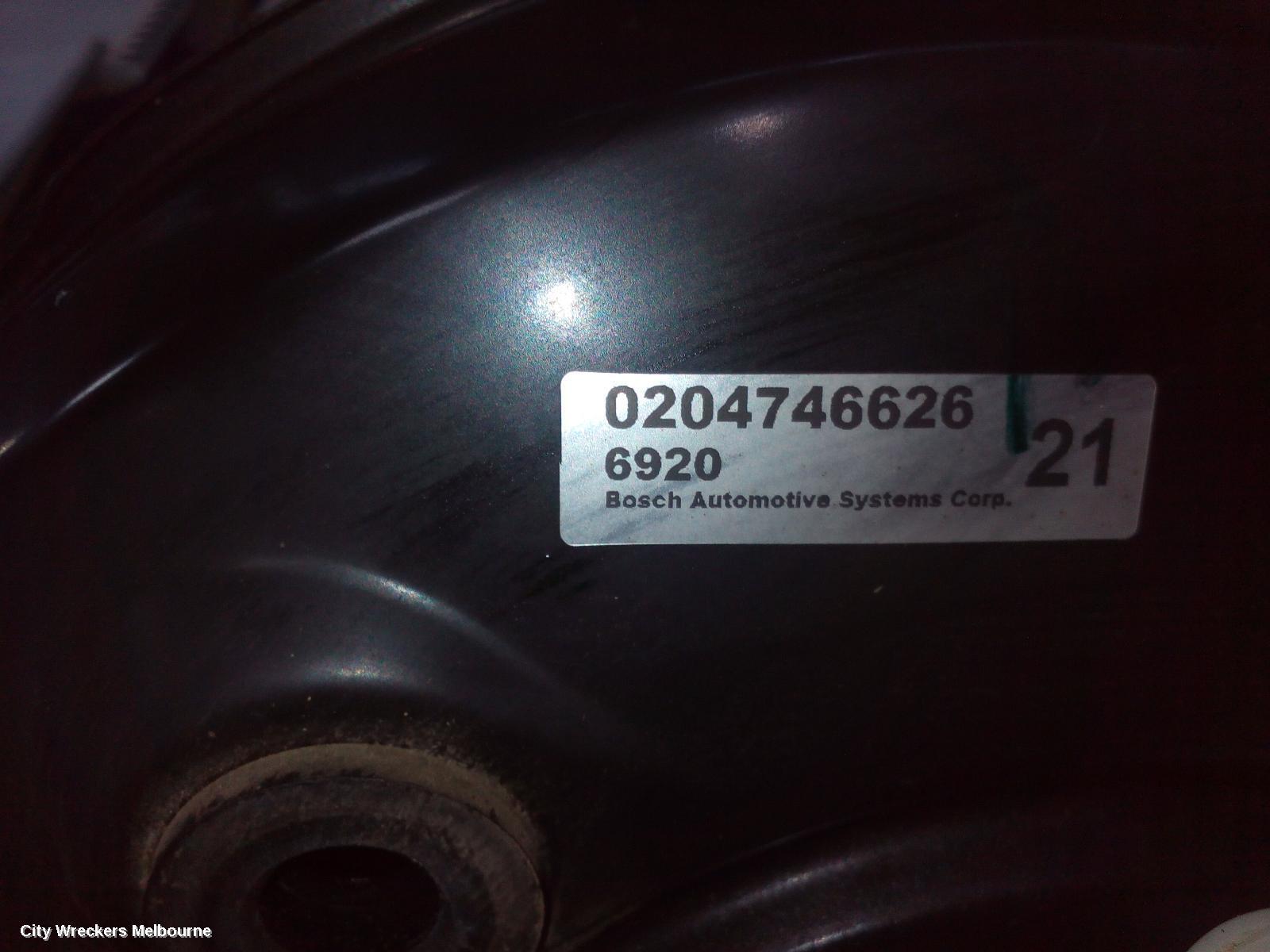 HOLDEN COLORADO 2017 Brake Booster
