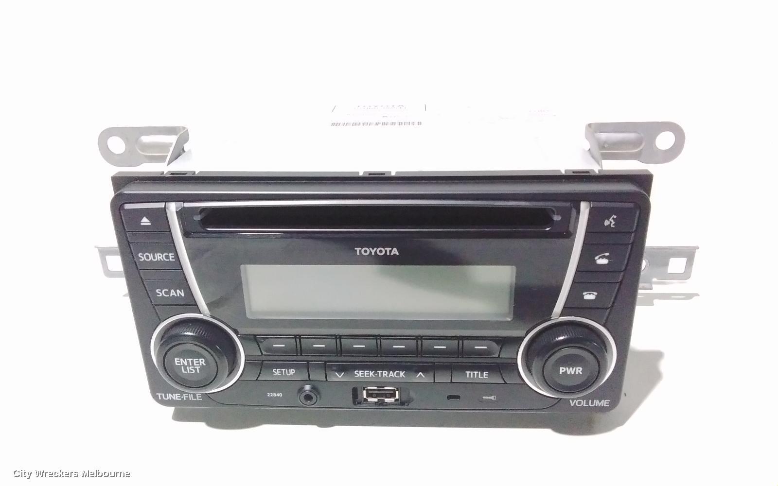 TOYOTA COROLLA 2012 Radio/Cd/Dvd/Sat/Tv