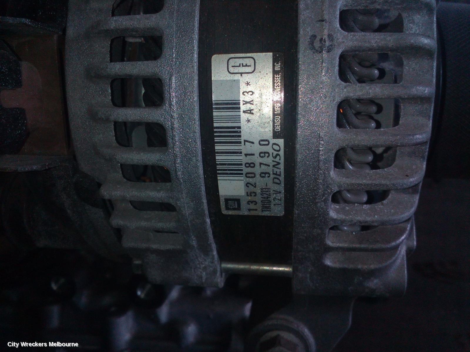 HOLDEN COMMODORE 2019 Alternator