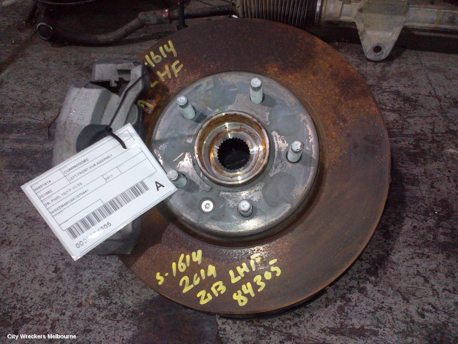 HOLDEN COMMODORE 2019 Left Front Hub Assembly