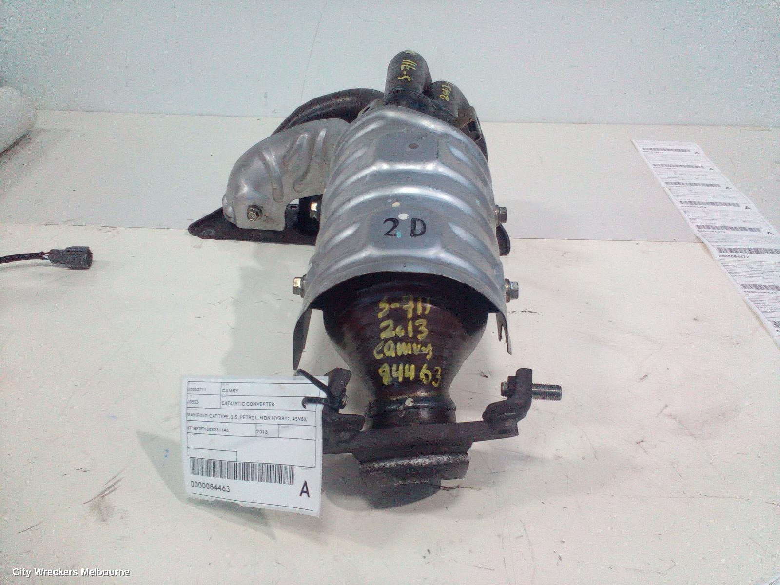 TOYOTA CAMRY 2013 Catalytic Converter