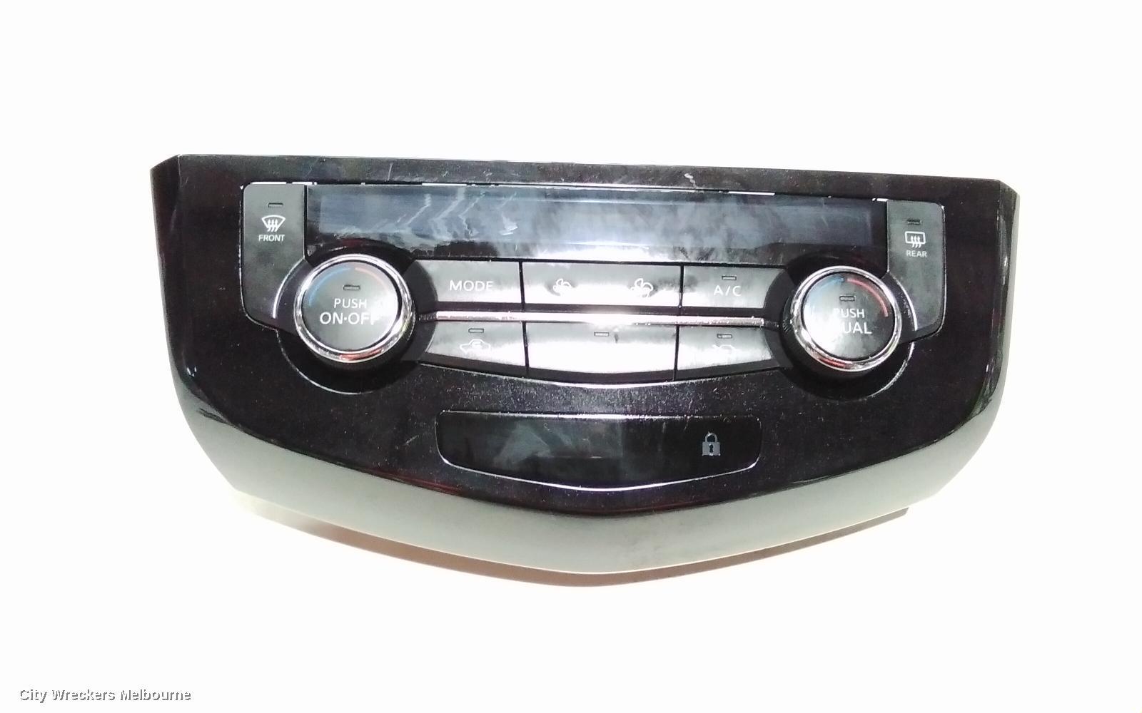 NISSAN QASHQAI 2015 Heater/Ac Controls