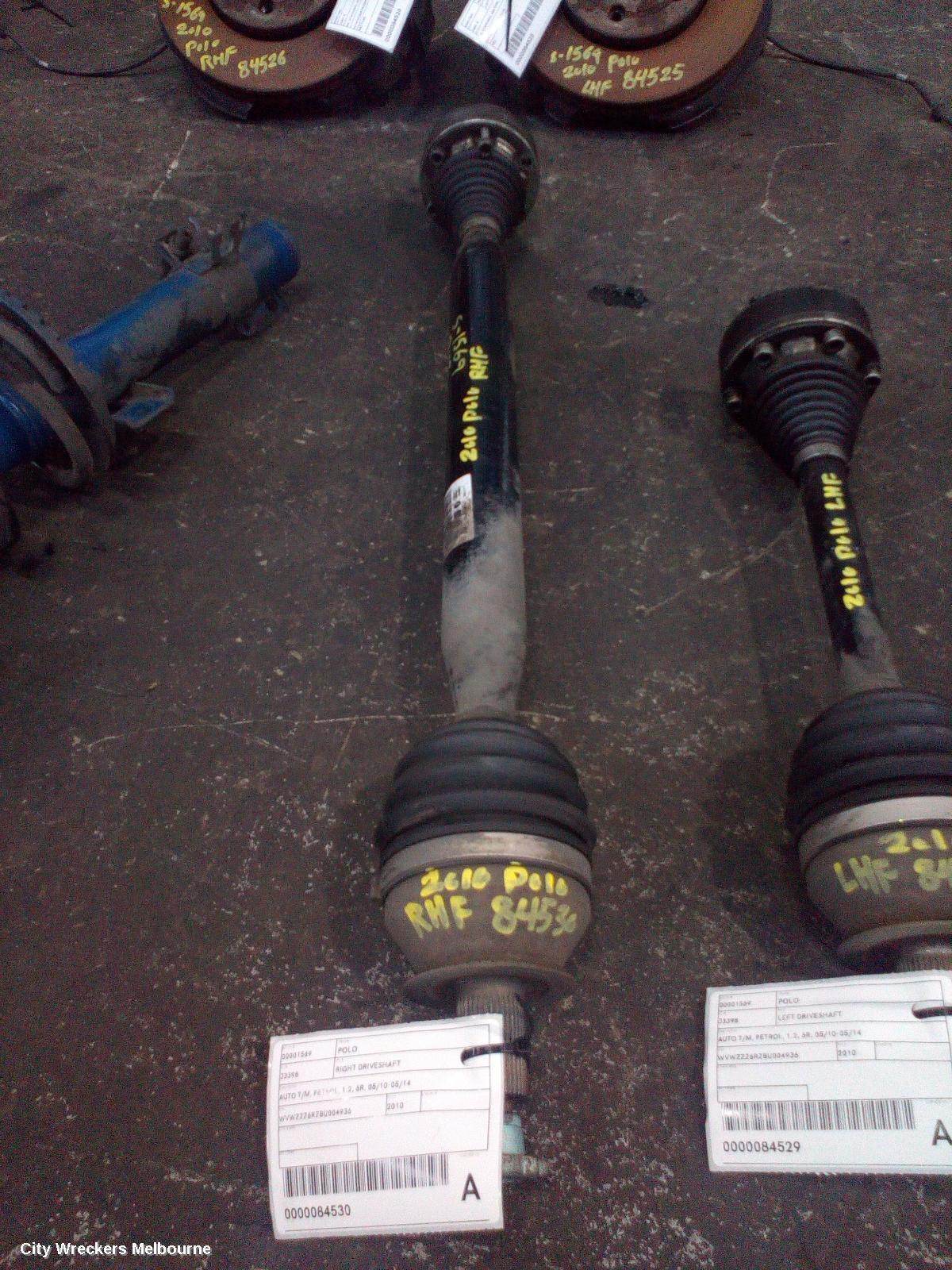 VOLKSWAGEN POLO 2010 Right Driveshaft