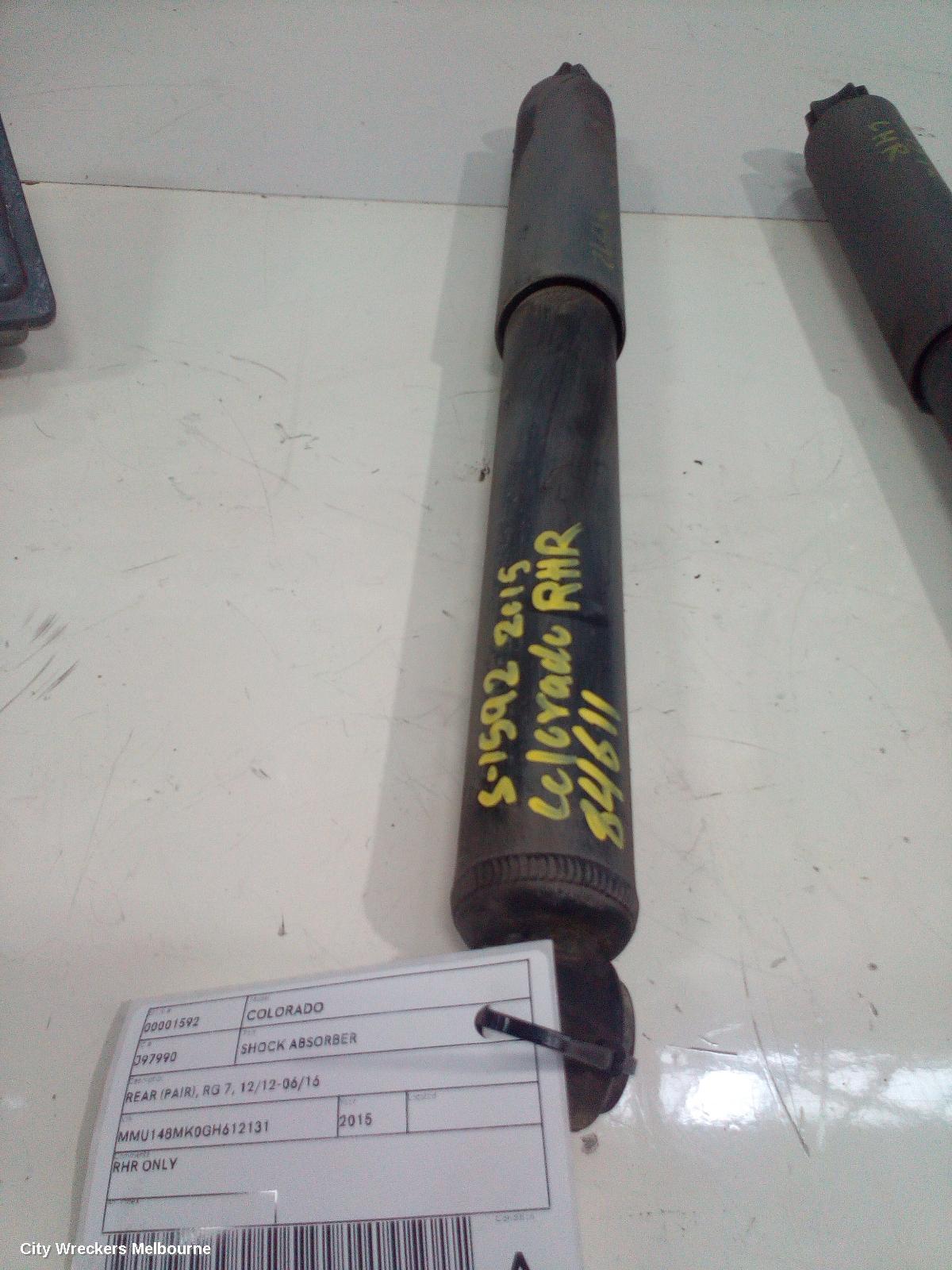 HOLDEN COLORADO 2015 Shock Absorber