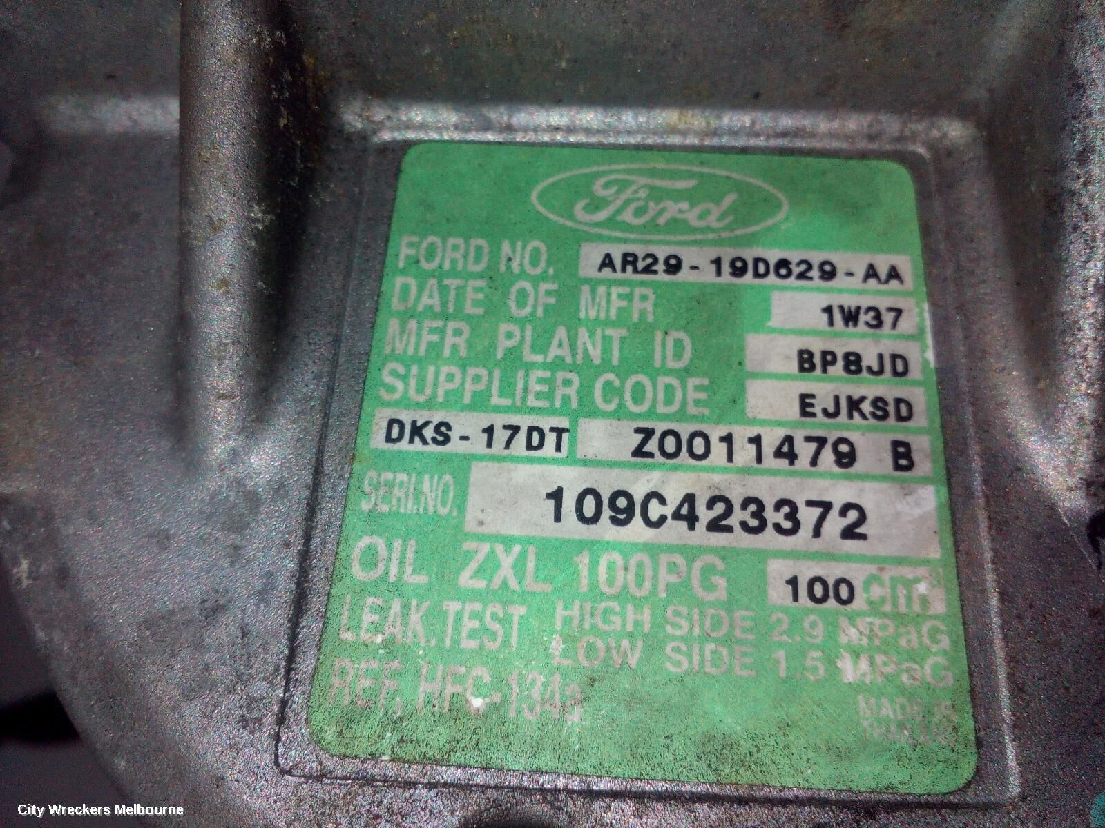 FORD TERRITORY 2011 A/C Compressor