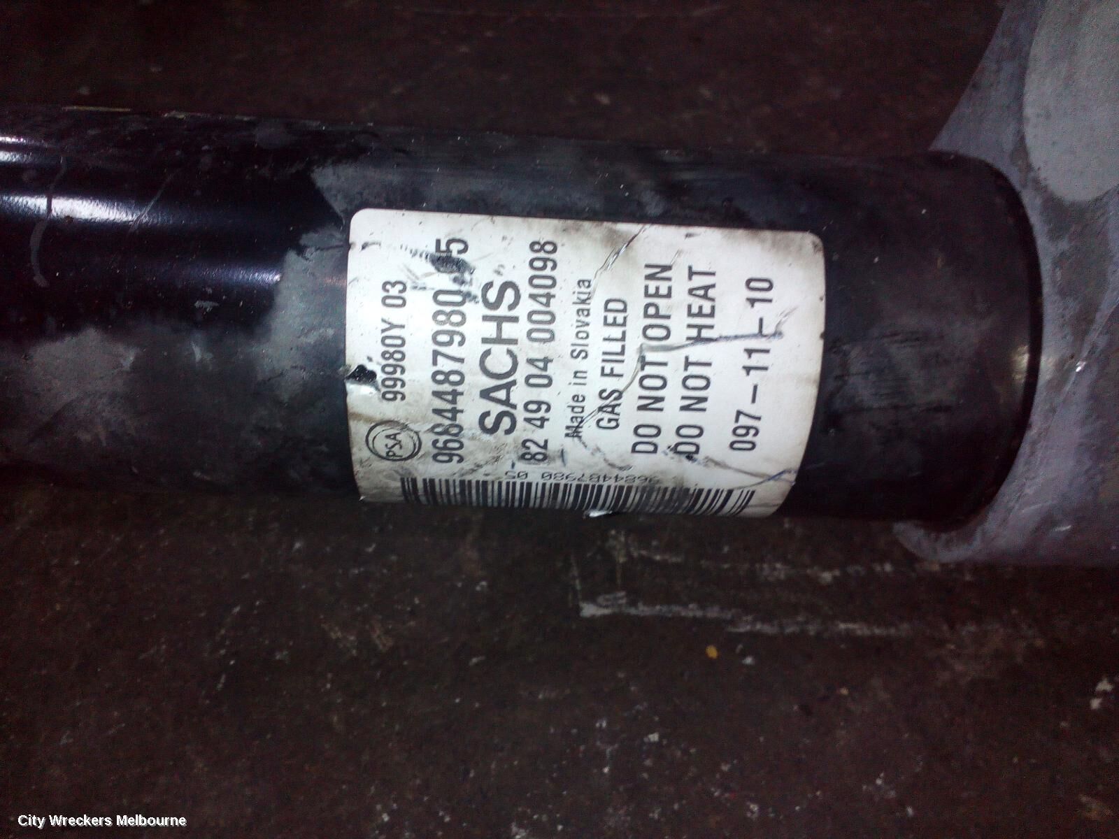 PEUGEOT PARTNER 2012 Left Front Strut