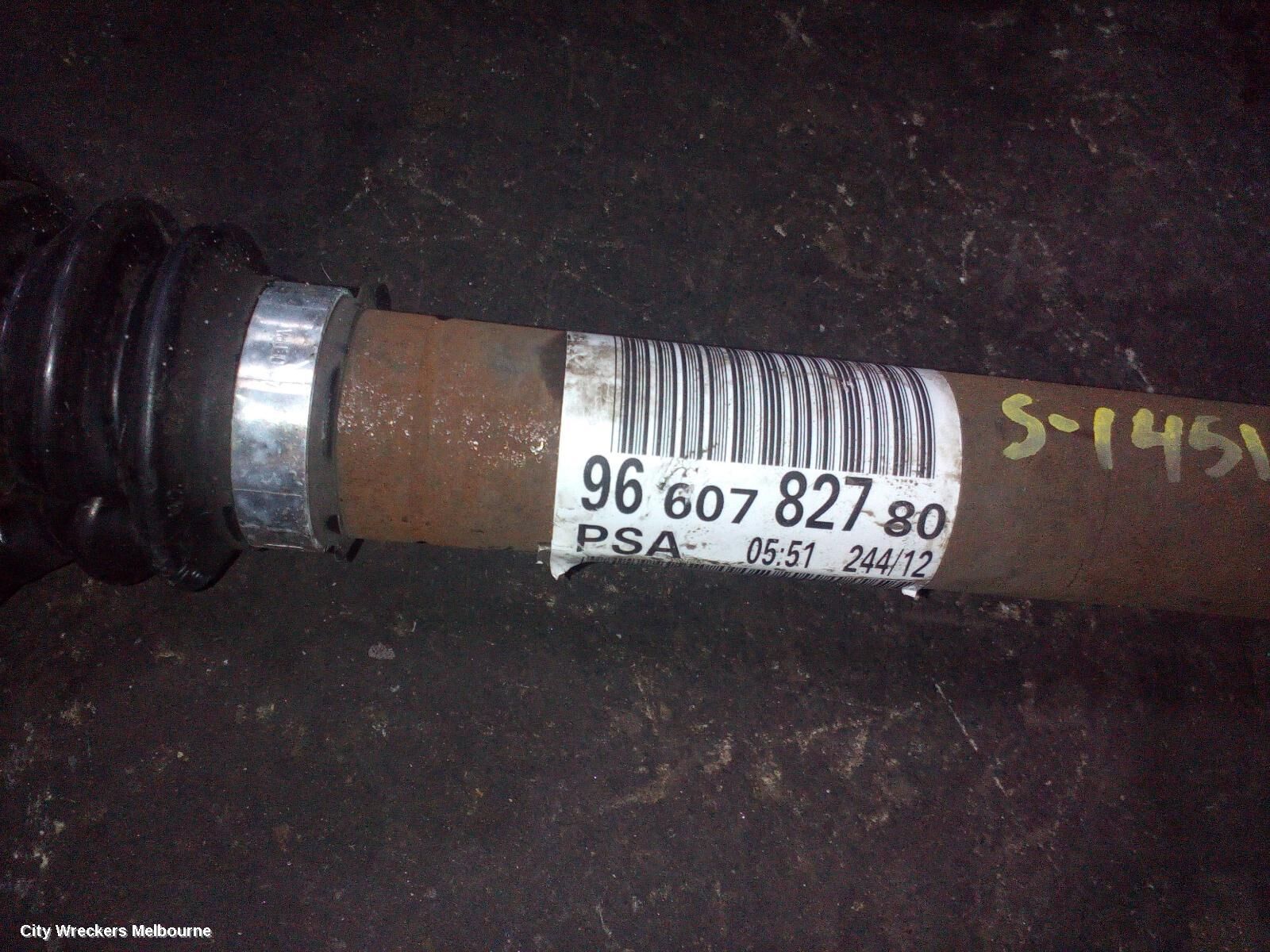PEUGEOT PARTNER 2012 Left Driveshaft