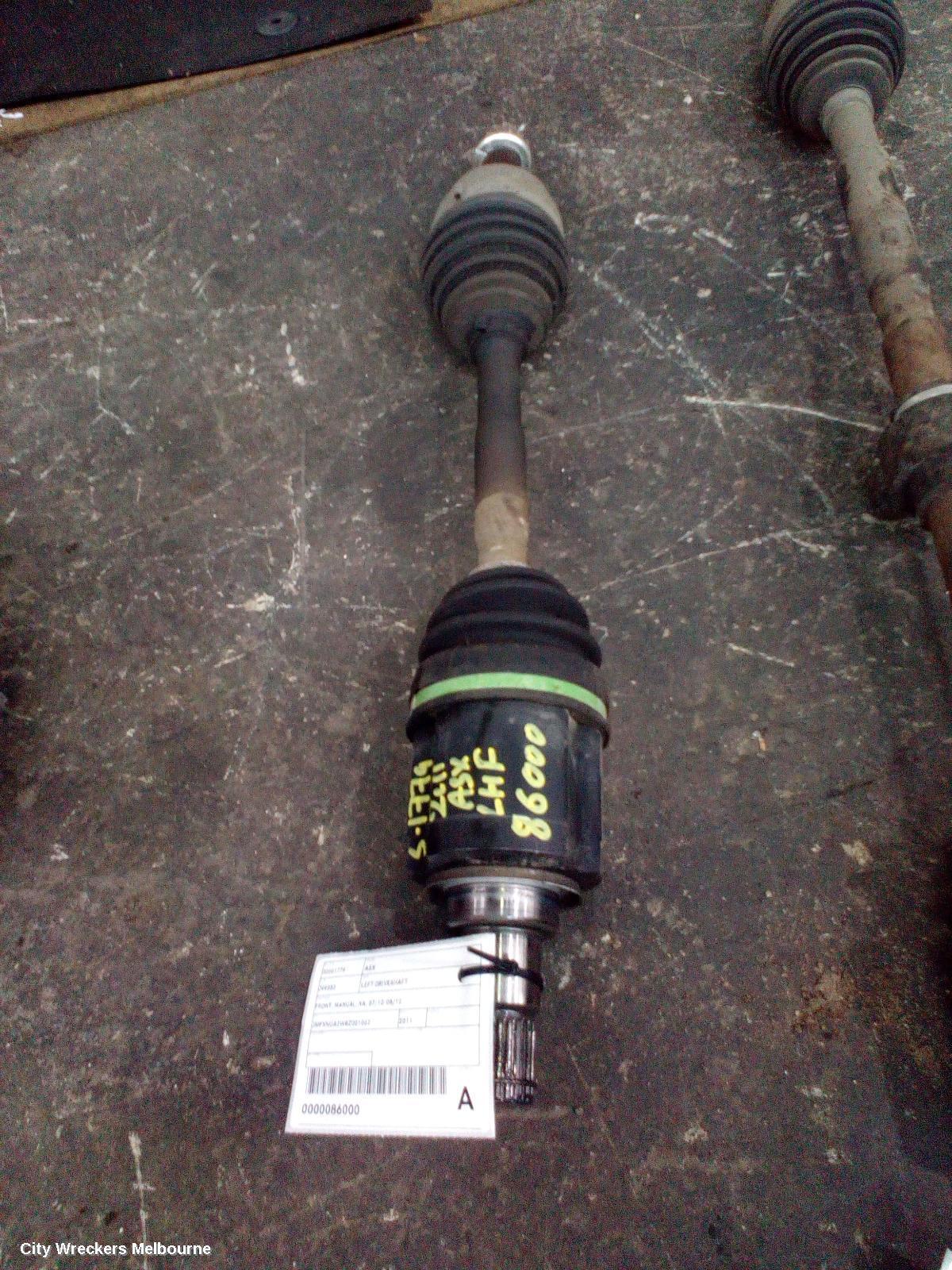 MITSUBISHI ASX 2011 Left Driveshaft