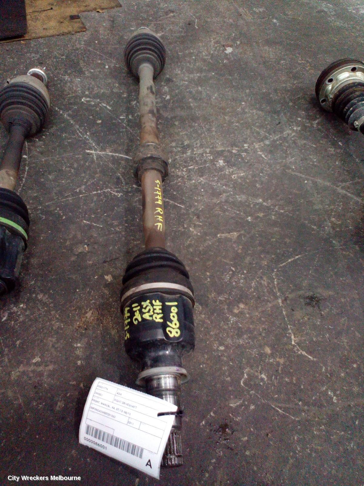 MITSUBISHI ASX 2011 Right Driveshaft