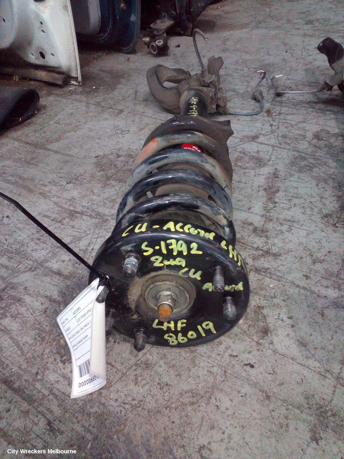HONDA ACCORD 2009 Left Front Strut