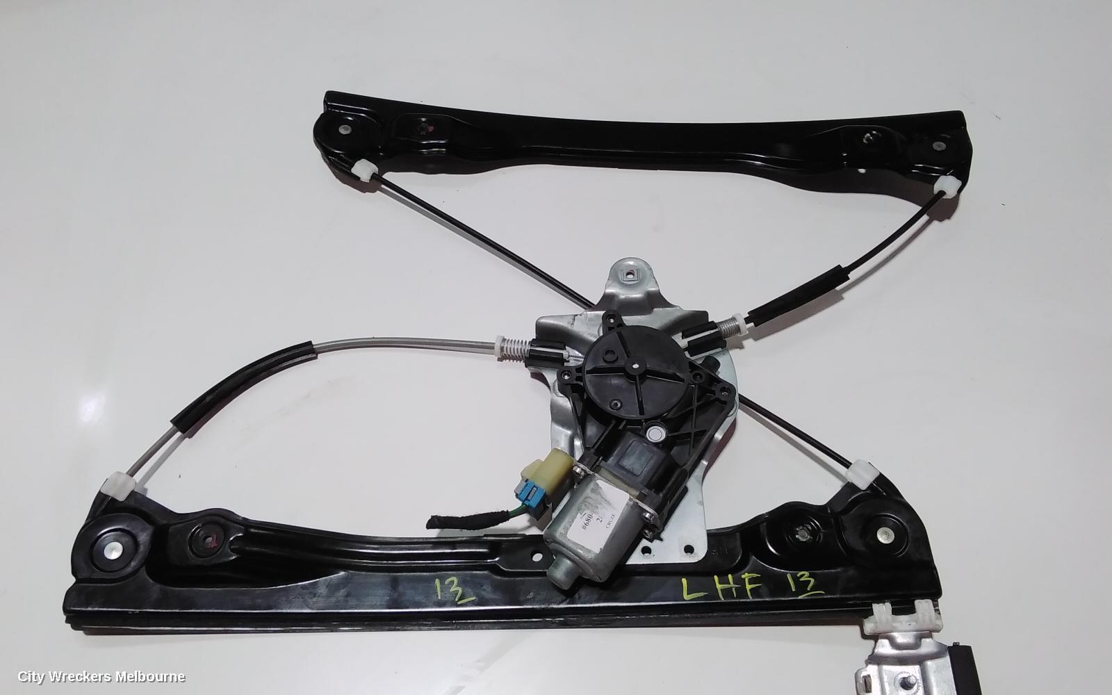 HOLDEN CRUZE 2011 Left Front Window Reg/Motor