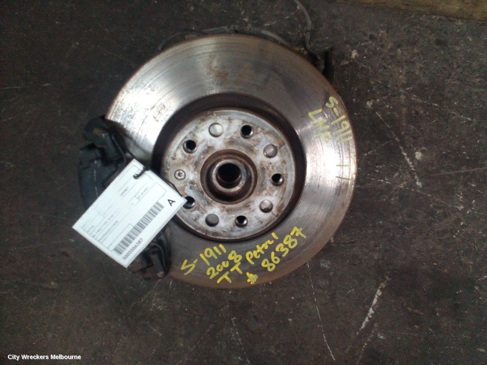 AUDI TT 2008 Left Front Hub Assembly