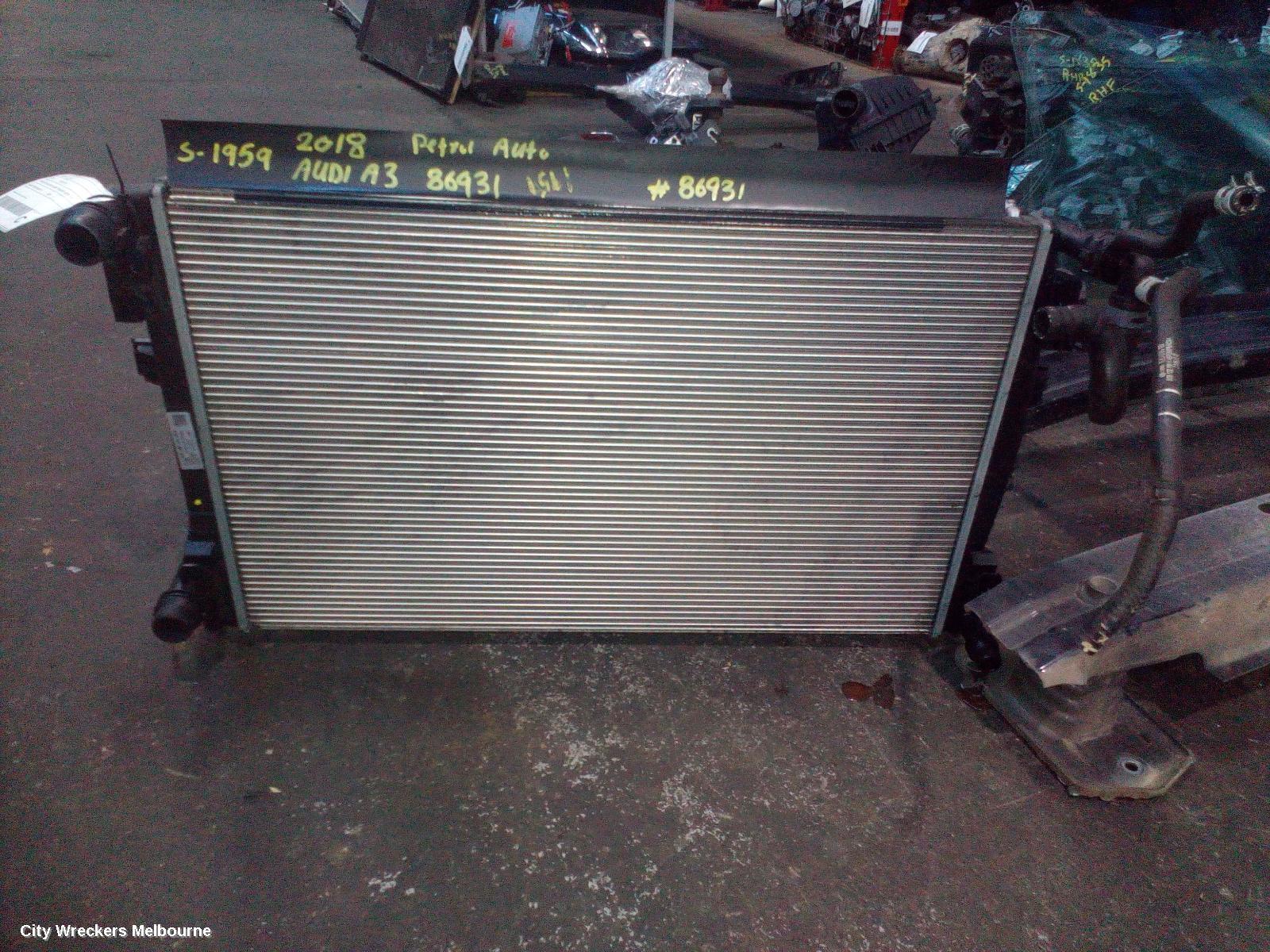 AUDI A3 2018 Radiator